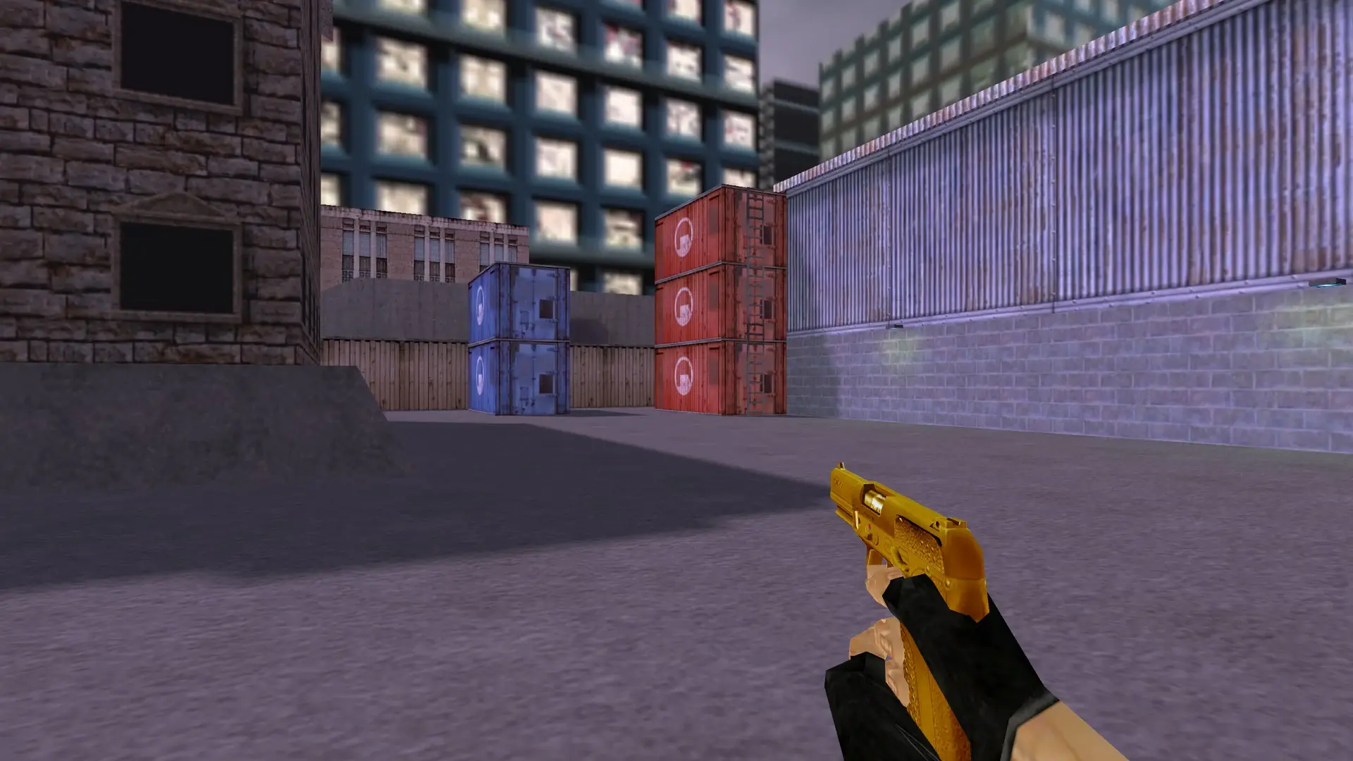 Five-SeveN — Gold Weapons Pack V3 — cs_assault (first person)