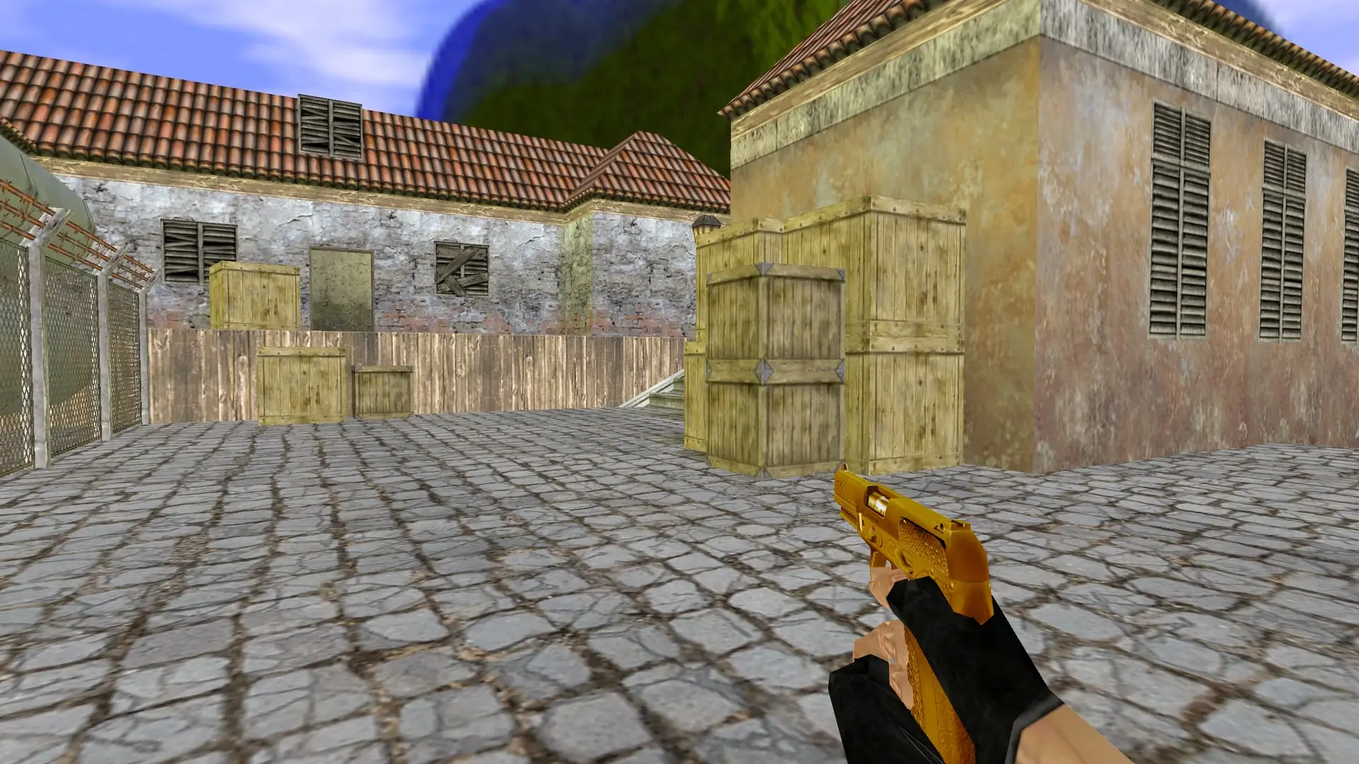 Five-SeveN — Gold Weapons Pack V3 — de_inferno (first person)