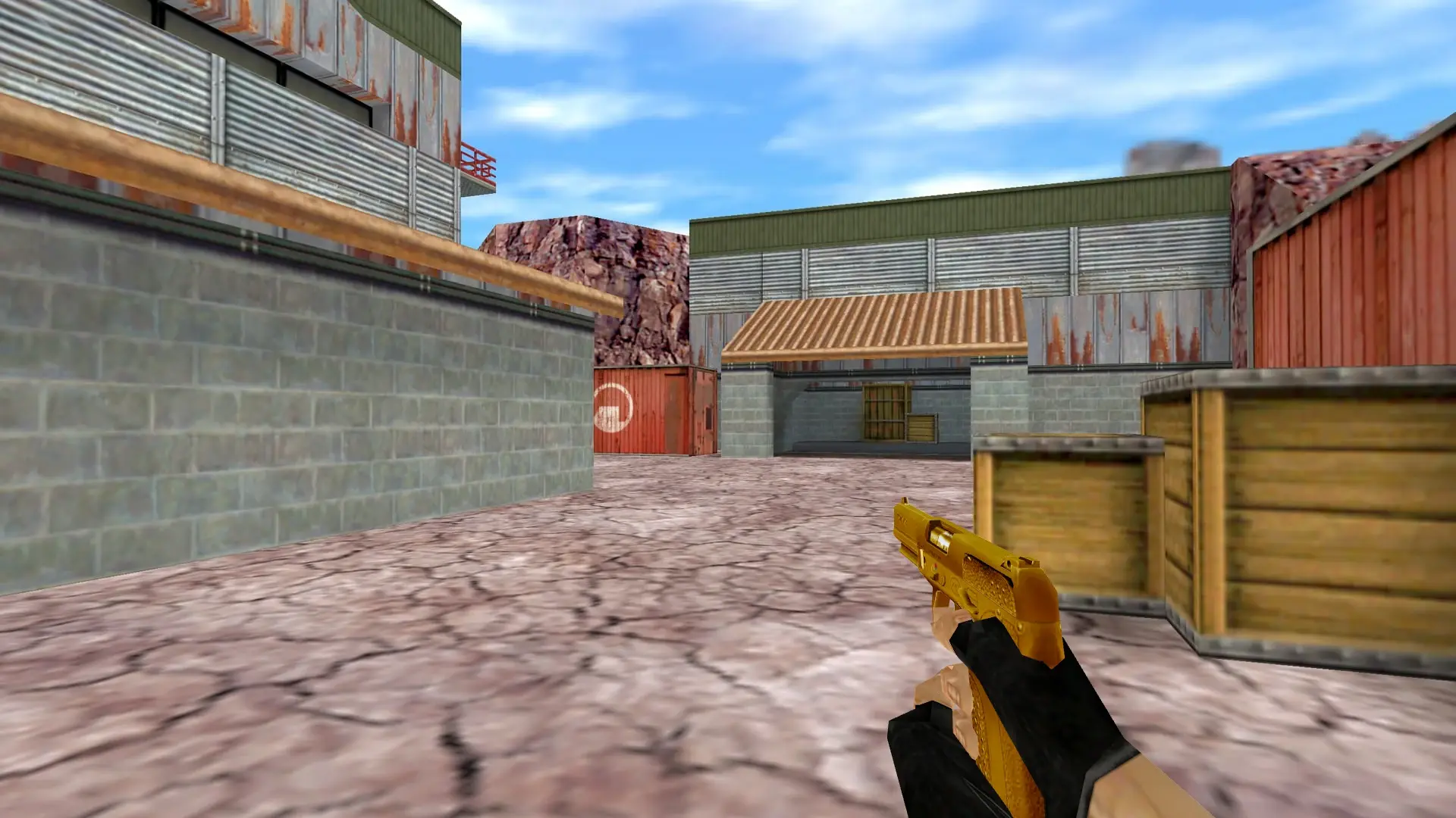 Five-SeveN — Gold Weapons Pack V3 — de_nuke (first person)