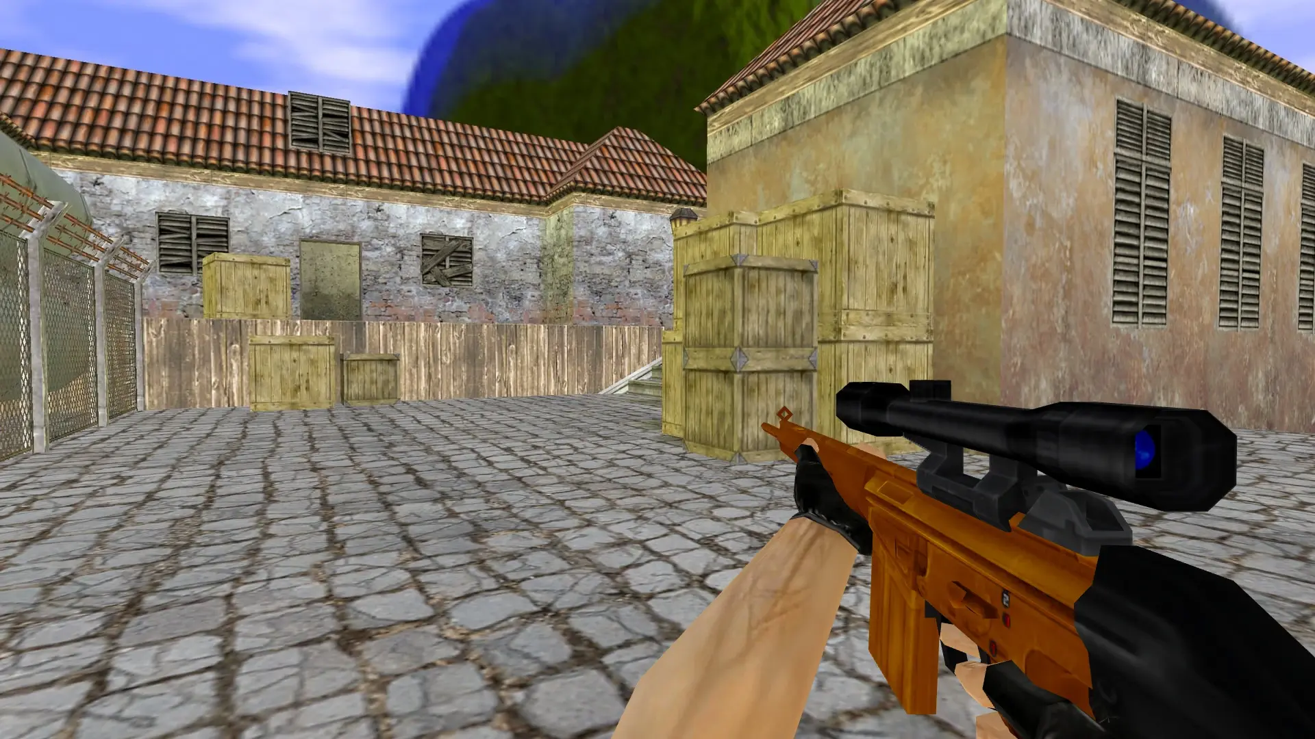 G3SG1 — Gold Weapons Pack V3 — de_inferno (first person)