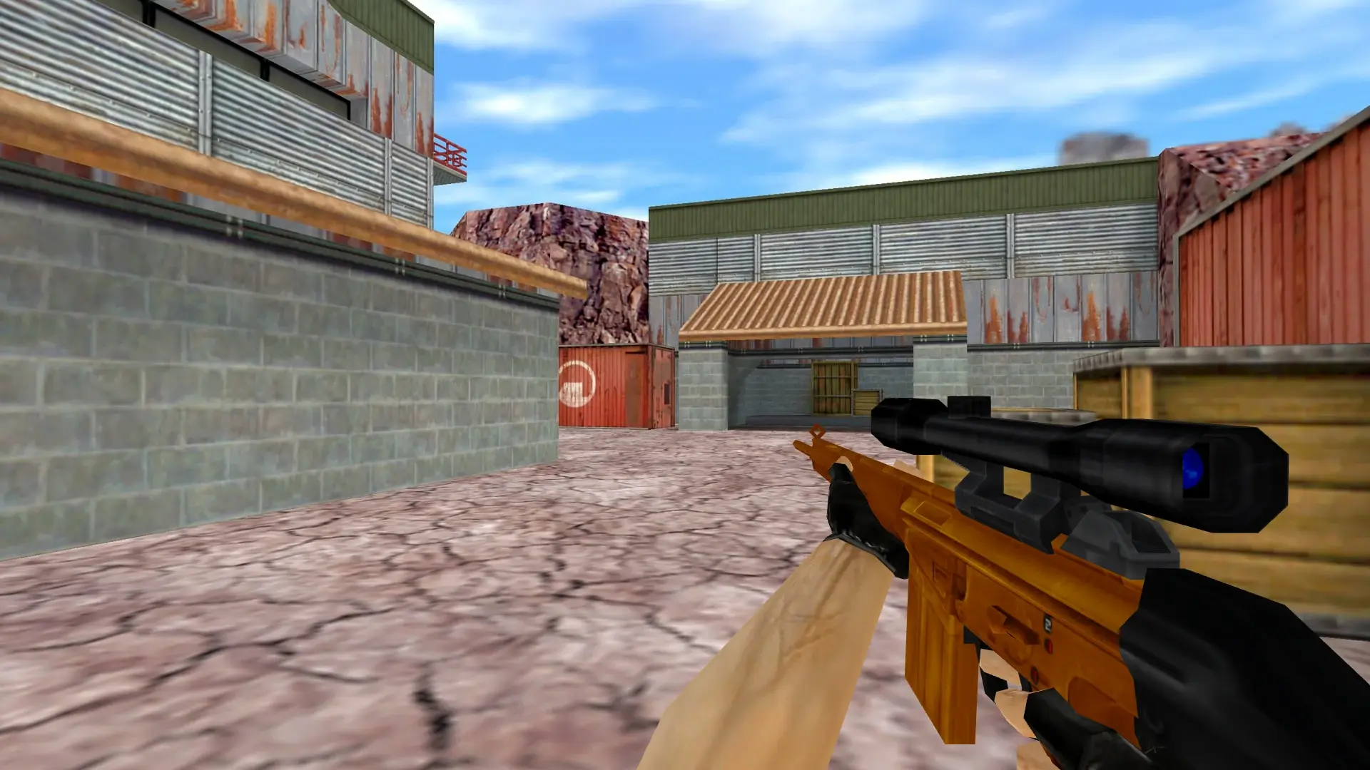 G3SG1 — Gold Weapons Pack V3 — de_nuke (first person)