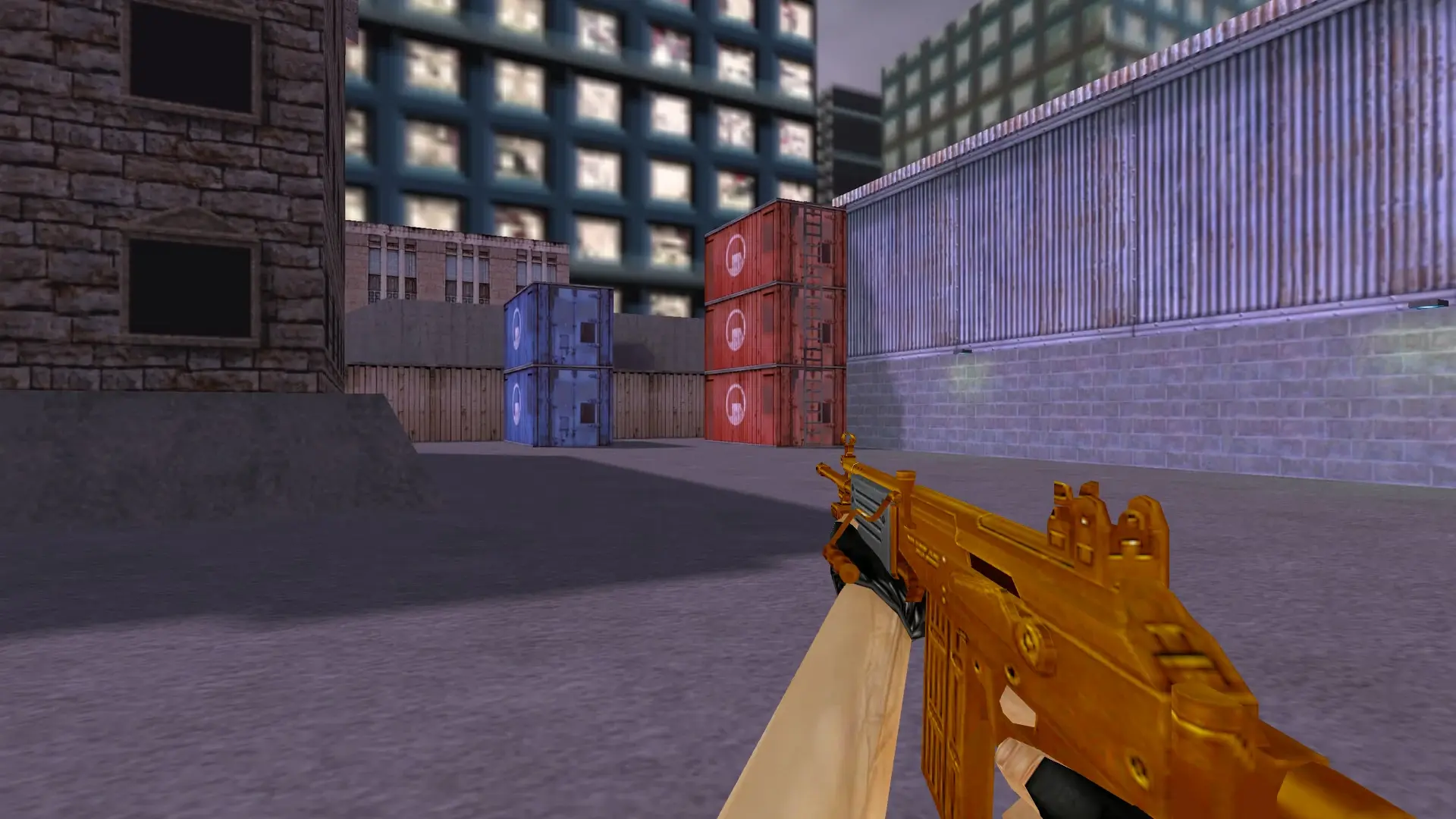 Galil AR — Gold Weapons Pack V3 — cs_assault (first person)