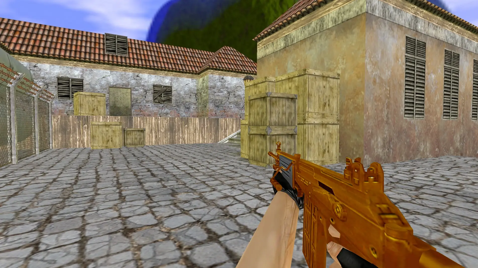 Galil AR — Gold Weapons Pack V3 — de_inferno (first person)