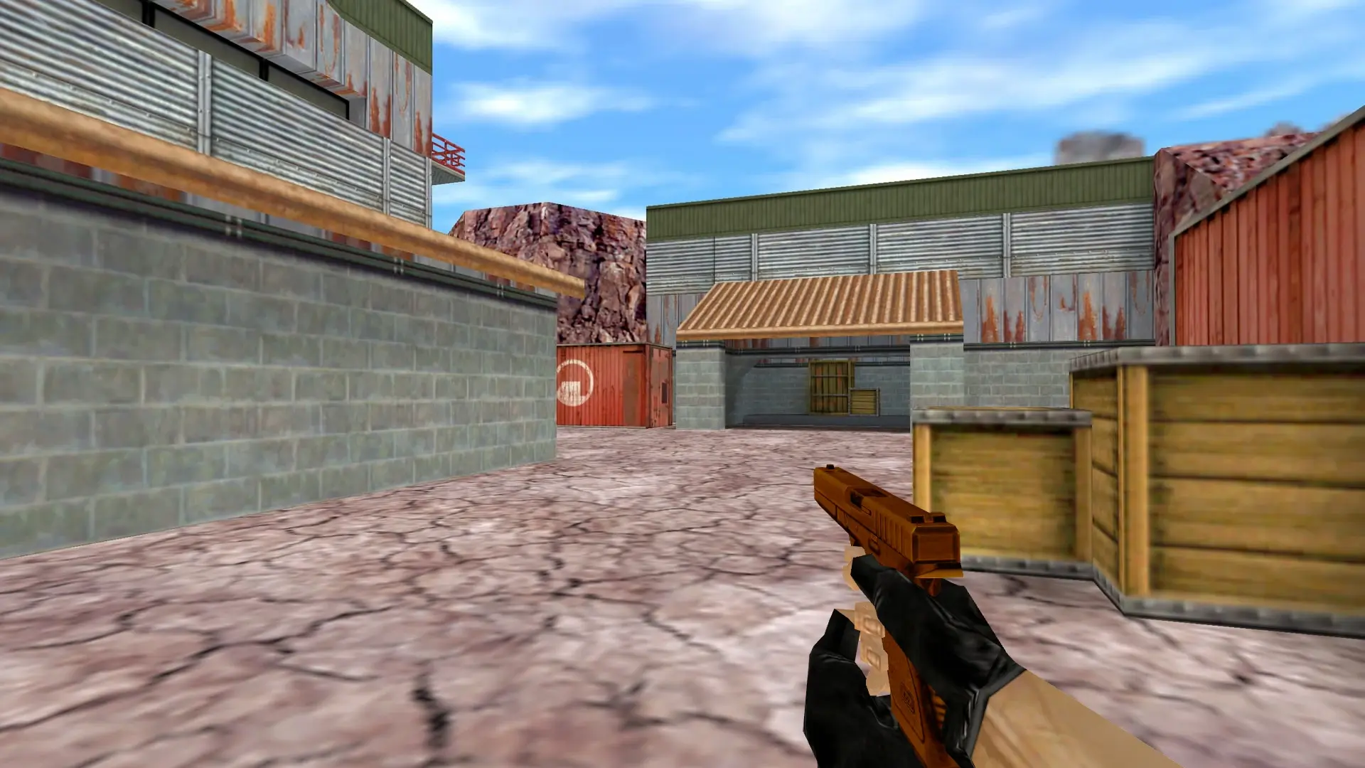 Glock-18 — Gold Weapons Pack V3 — de_nuke (first person)