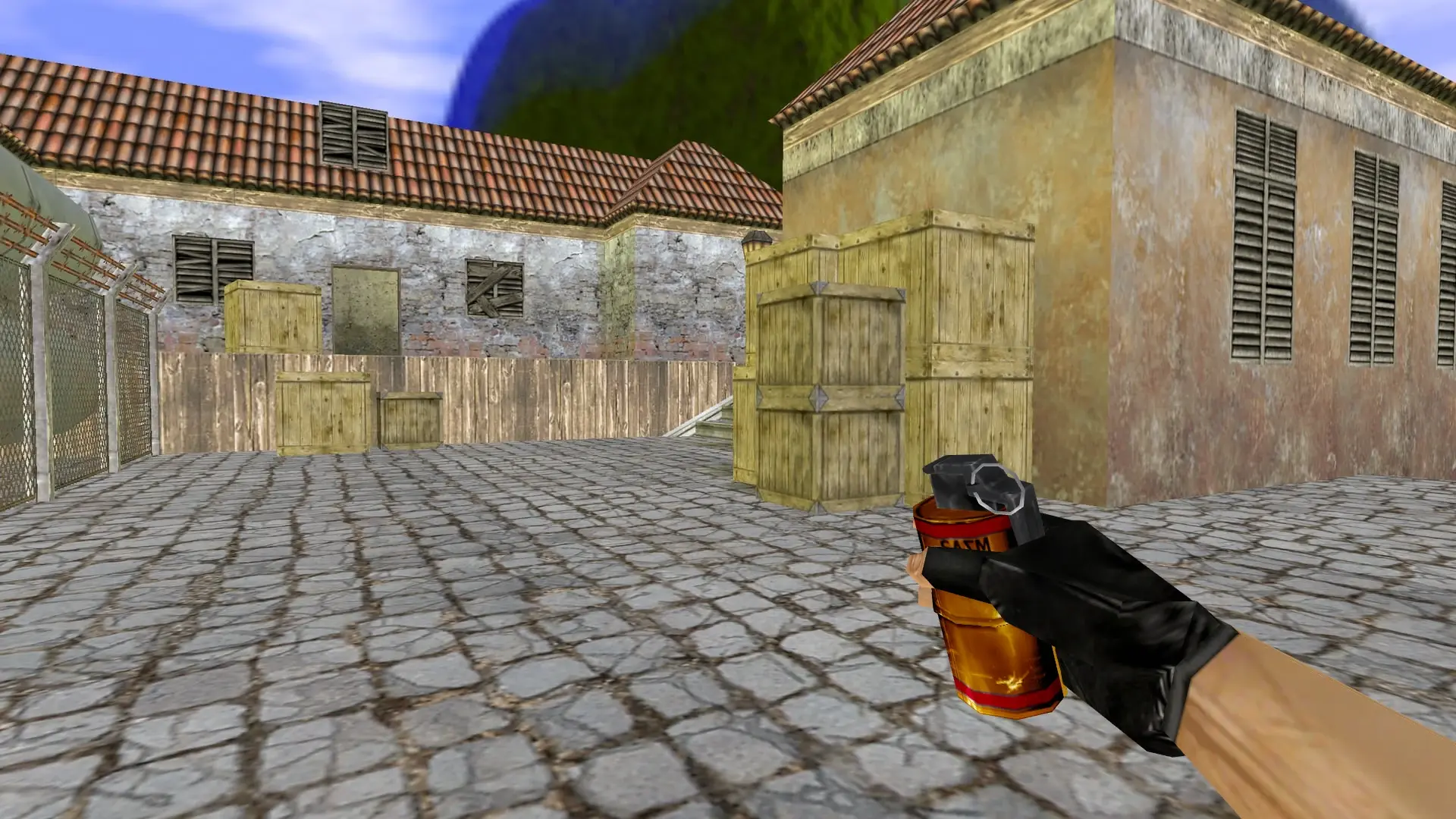 HE Grenade — Gold Weapons Pack V3 — de_inferno (first person)