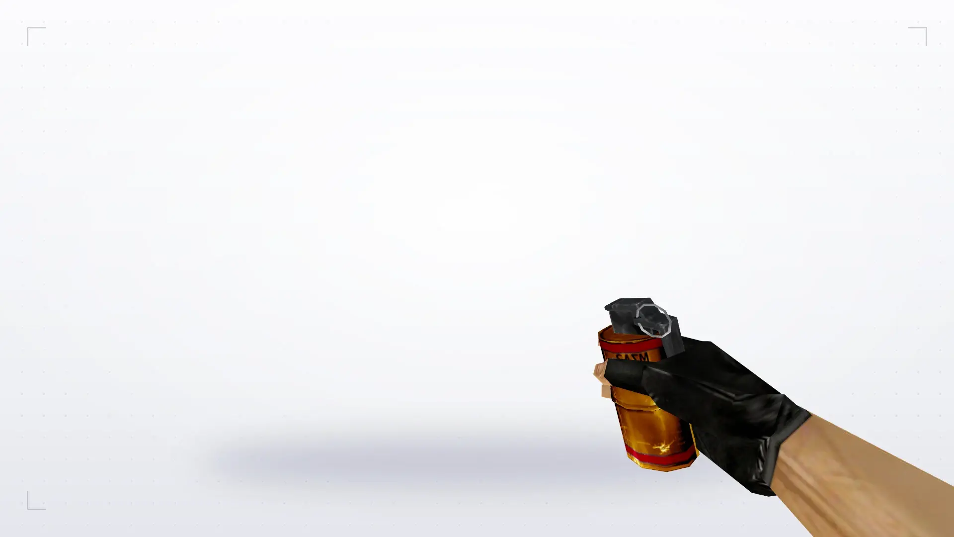 HE Grenade — Gold Weapons Pack V3 — first person