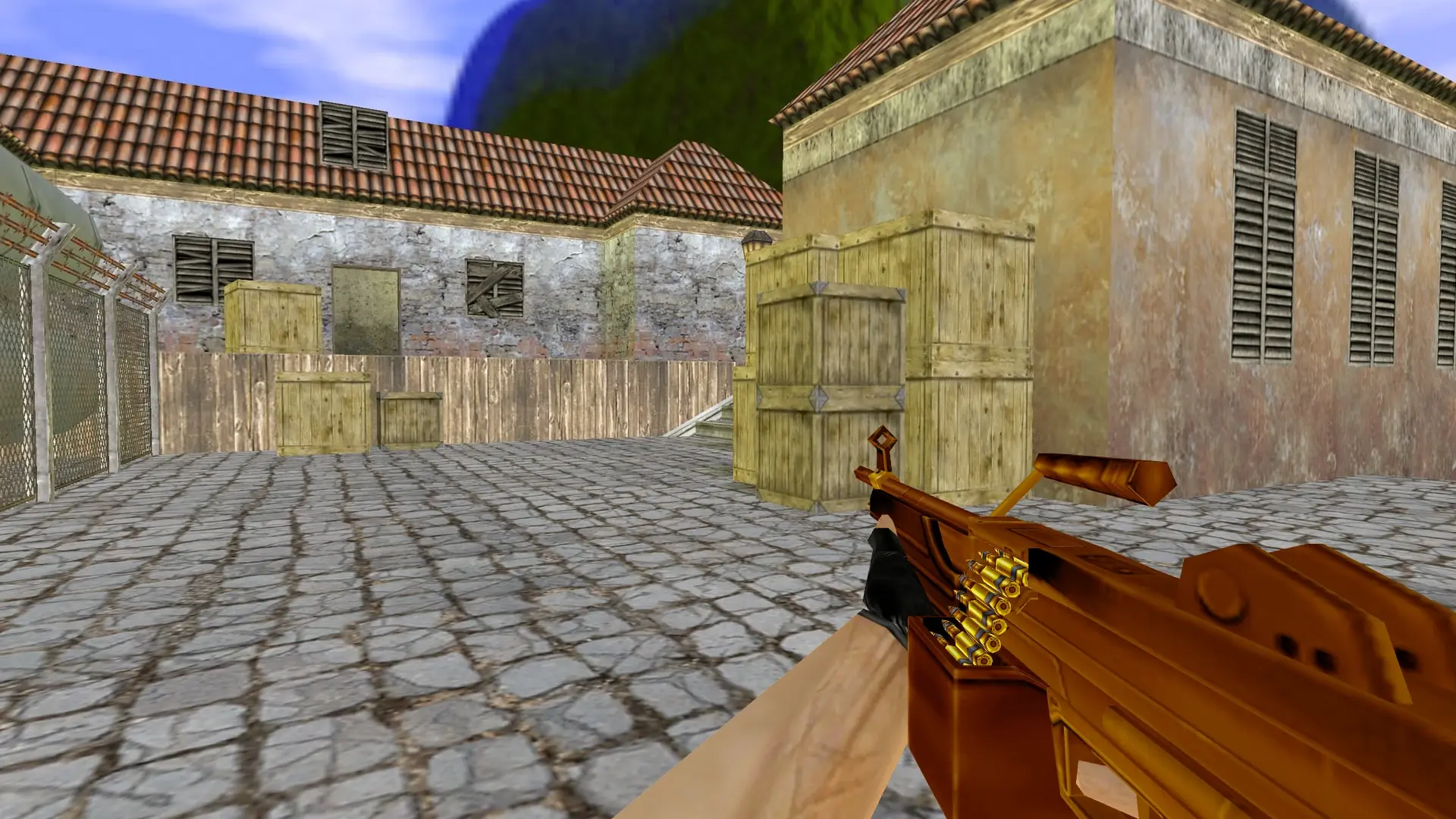 M249 — Gold Weapons Pack V3 — de_inferno (first person)
