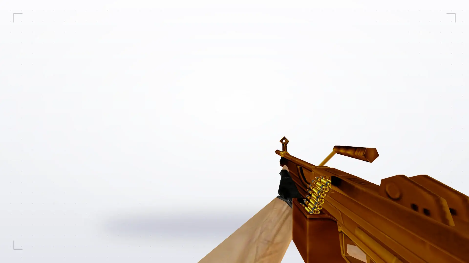 M249 — Gold Weapons Pack V3 — first person