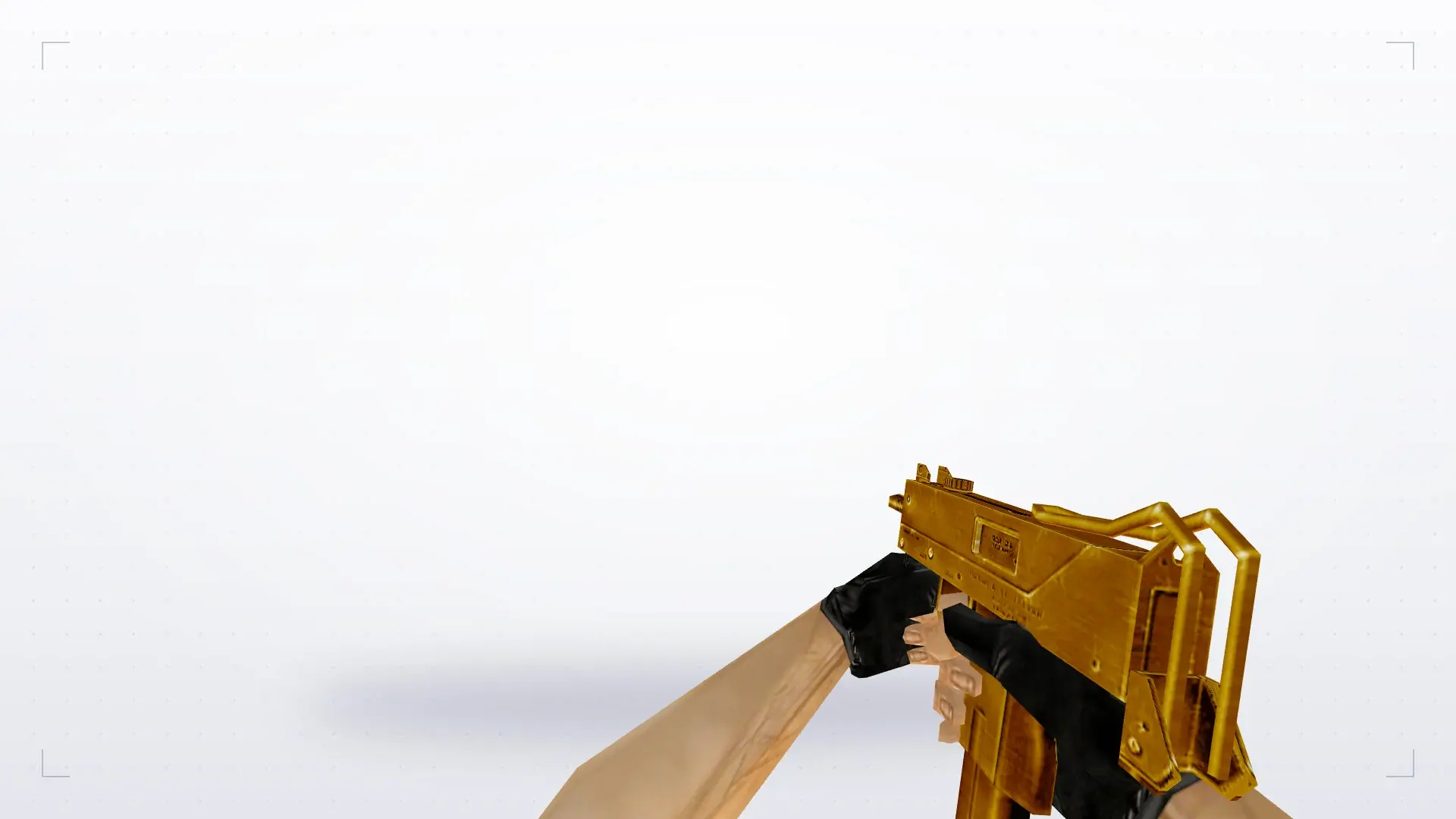 MAC-10 — Gold Weapons Pack V3 — first person