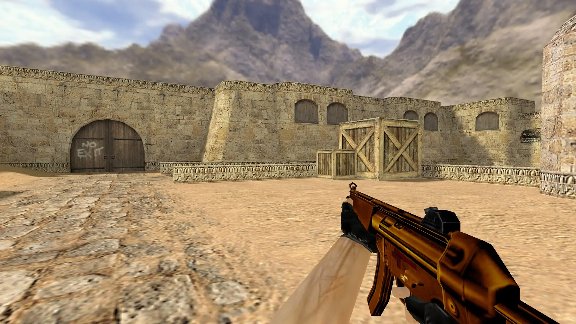MP5 — Gold Weapons Pack V3 — de_dust2 (first person)