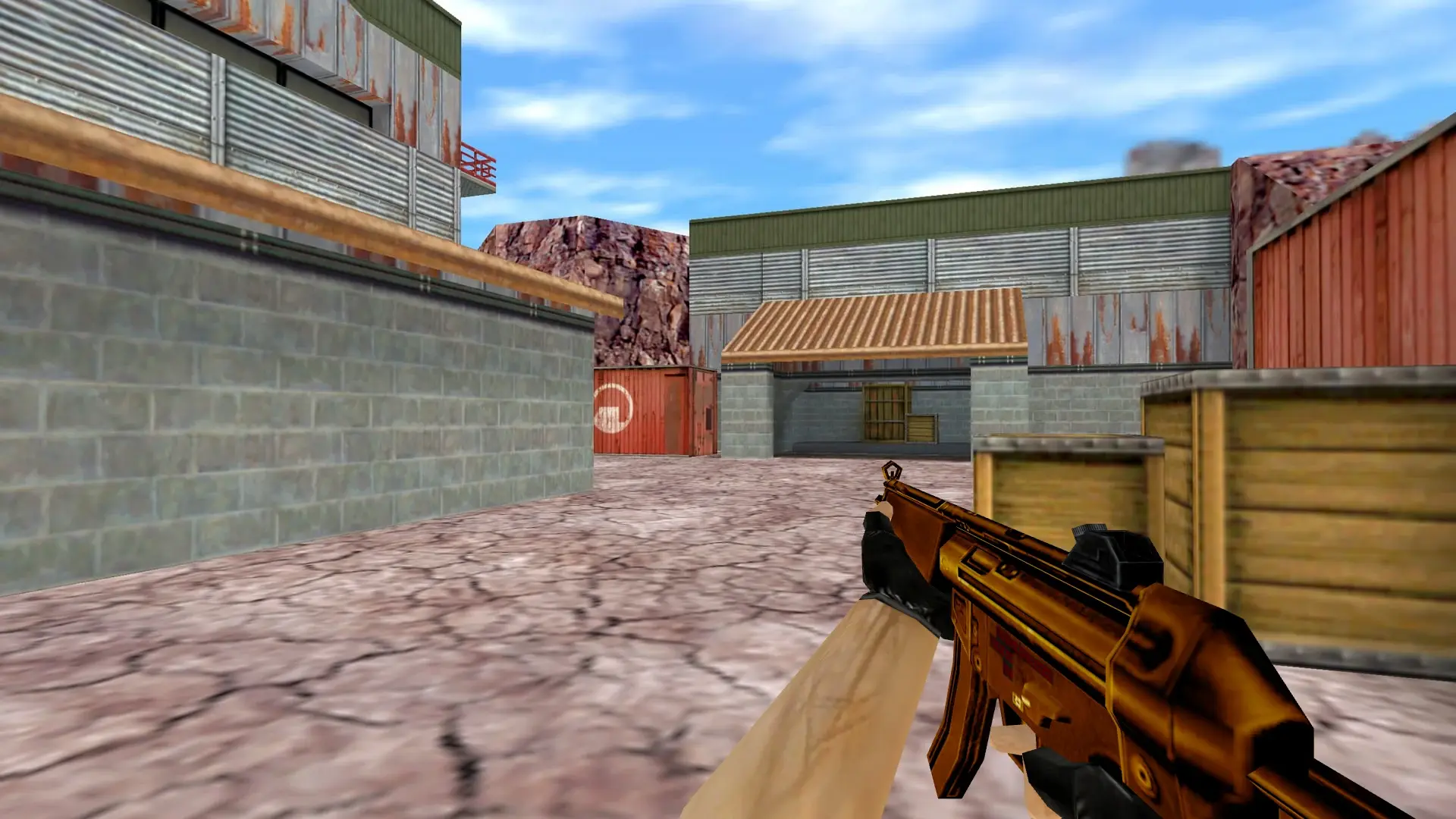 MP5 — Gold Weapons Pack V3 — de_nuke (first person)