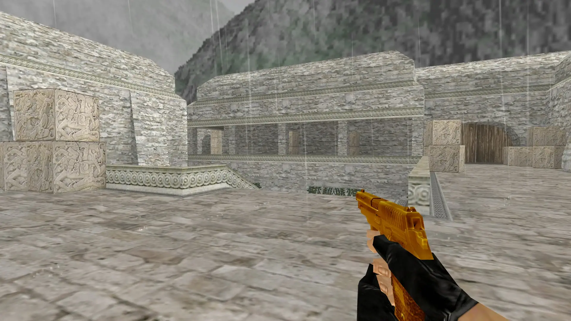 P228 — Gold Weapons Pack V3 — de_aztec (first person)