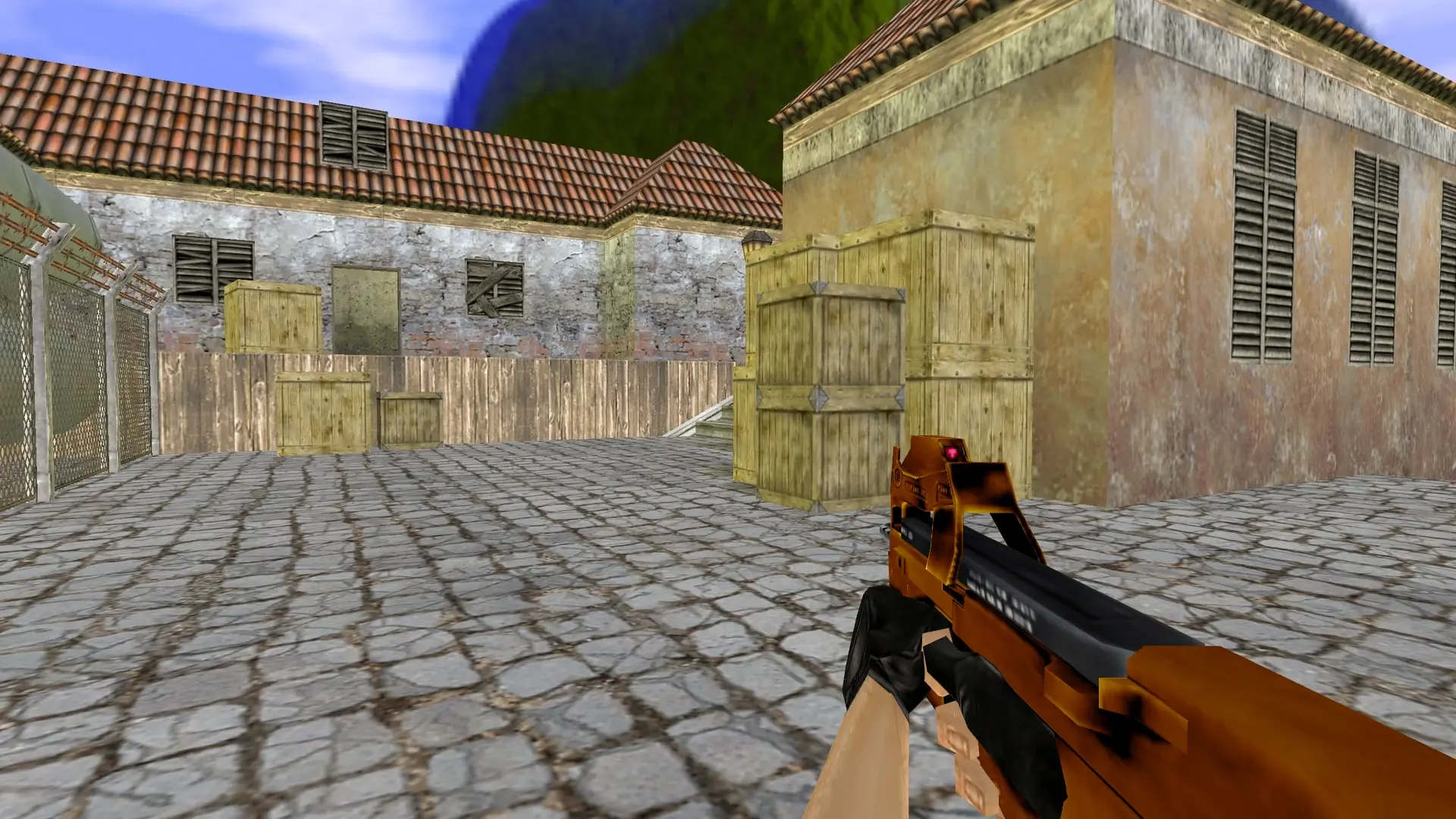 P90 — Gold Weapons Pack V3 — de_inferno (first person)