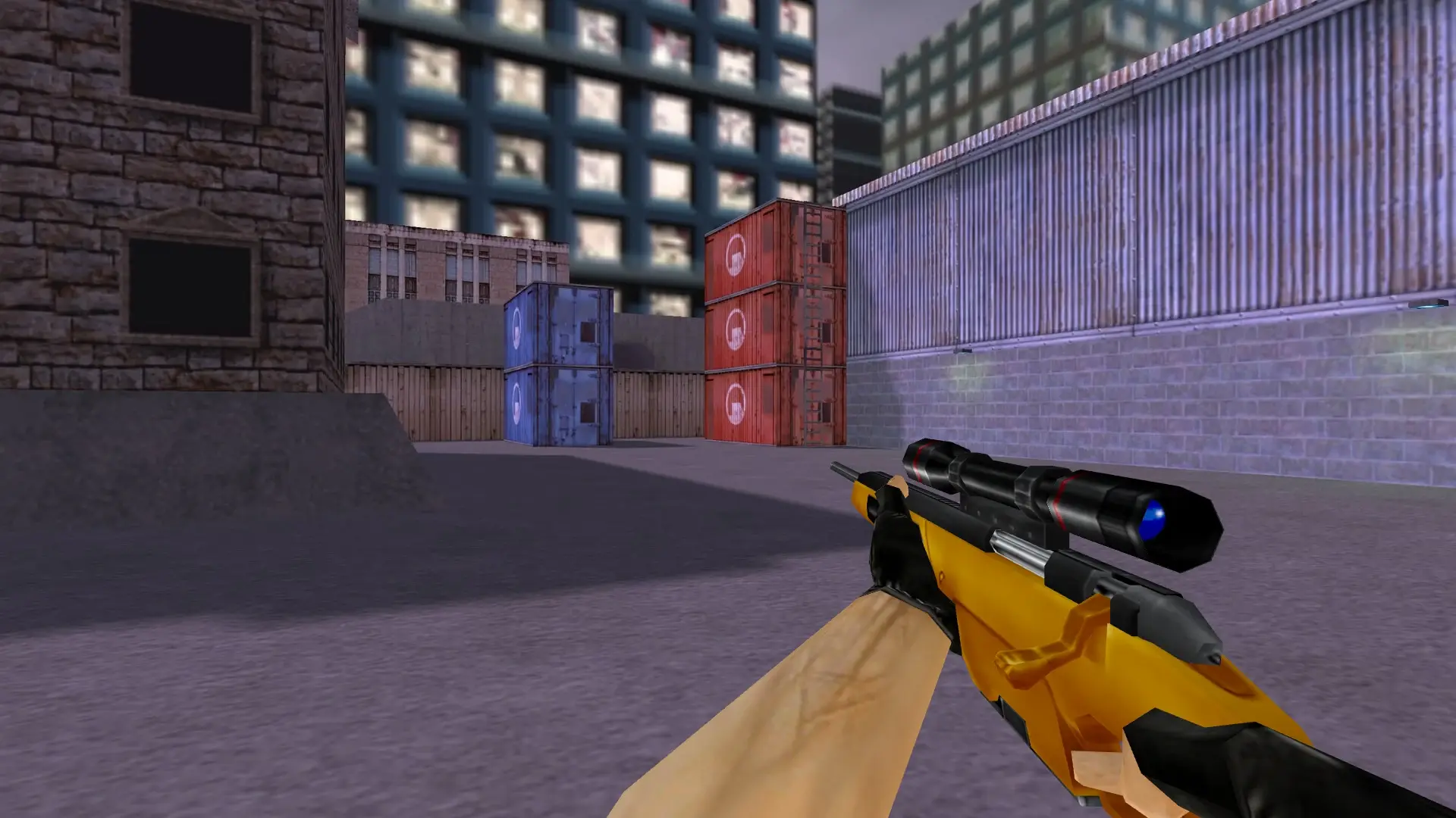 Scout — Gold Weapons Pack V3 — cs_assault (first person)