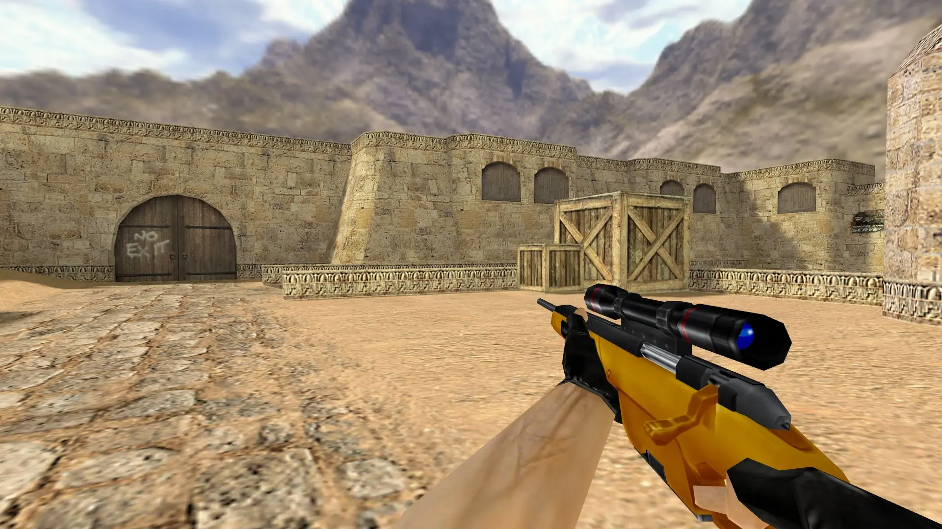 Scout — Gold Weapons Pack V3 — de_dust2 (first person)