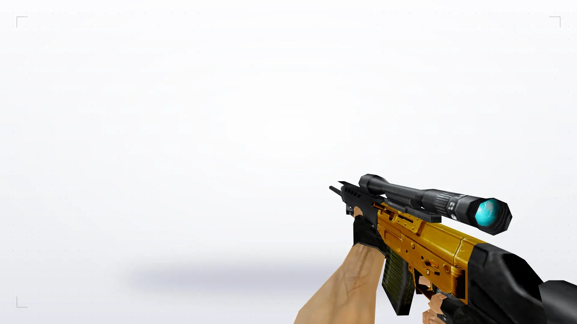 SG550 — Gold Weapons Pack V3 — first person