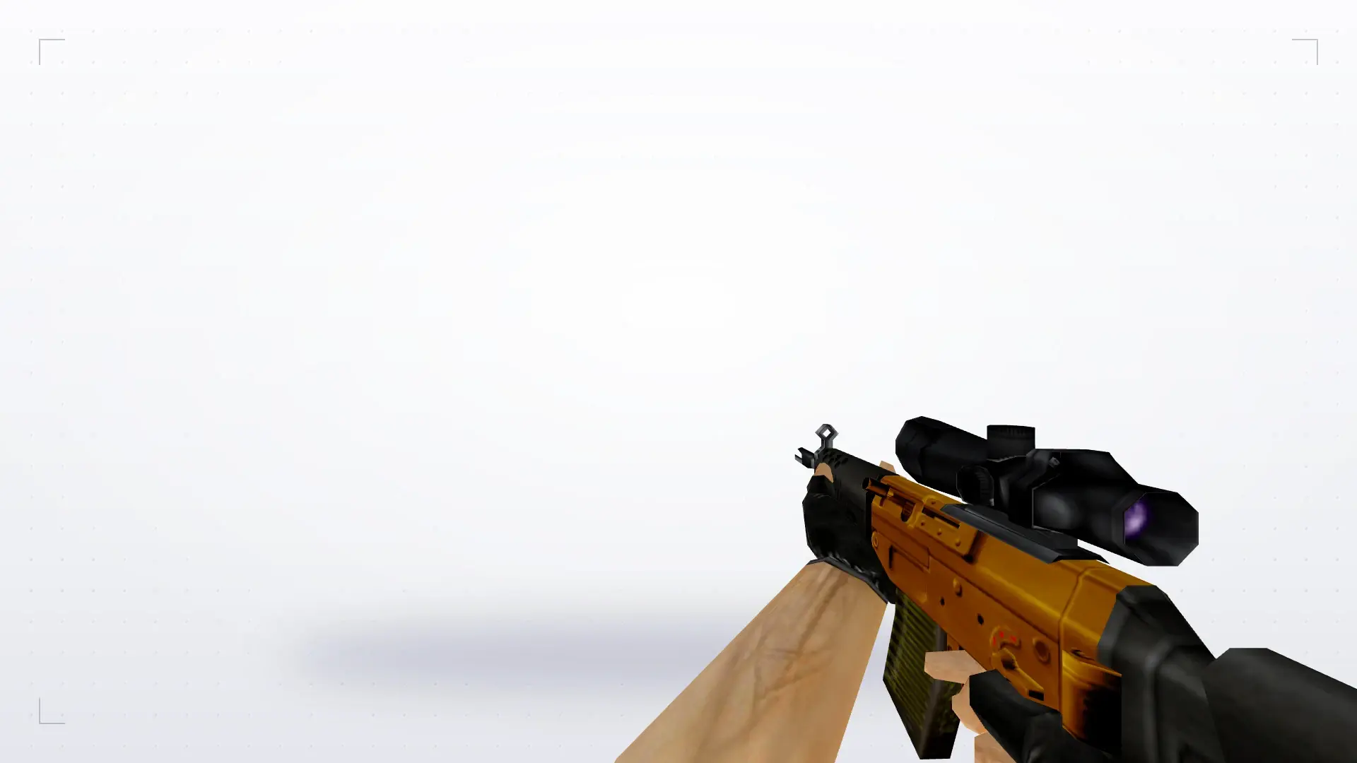SG552 — Gold Weapons Pack V3 — first person