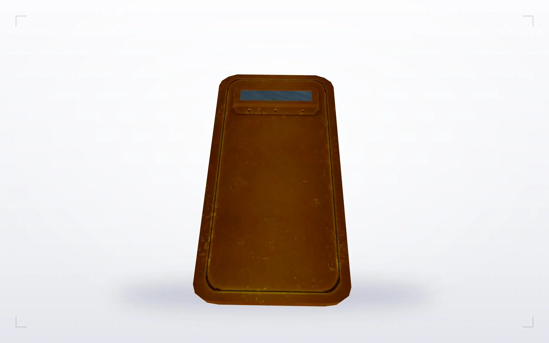Tactical Shield — Gold Weapons Pack V3 — top view