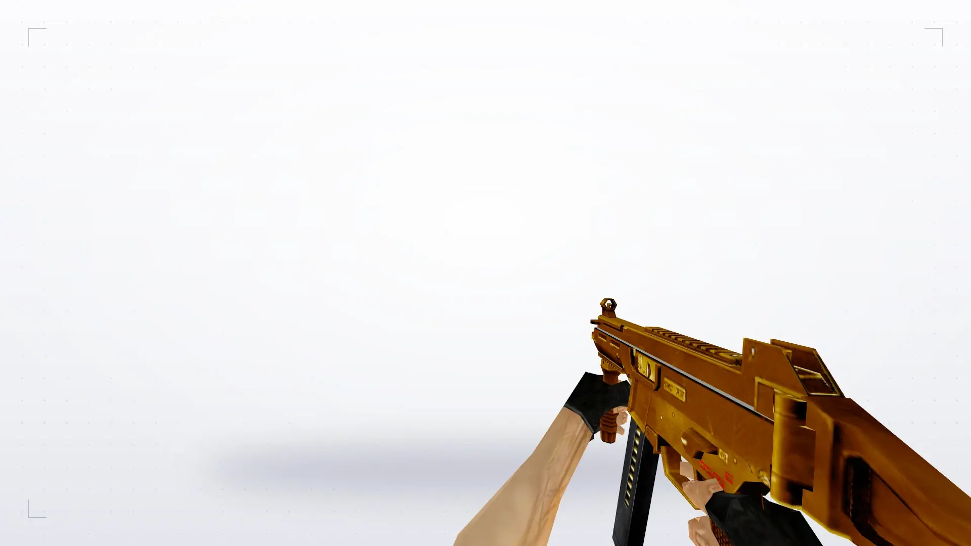 UMP-45 — Gold Weapons Pack V3 — first person