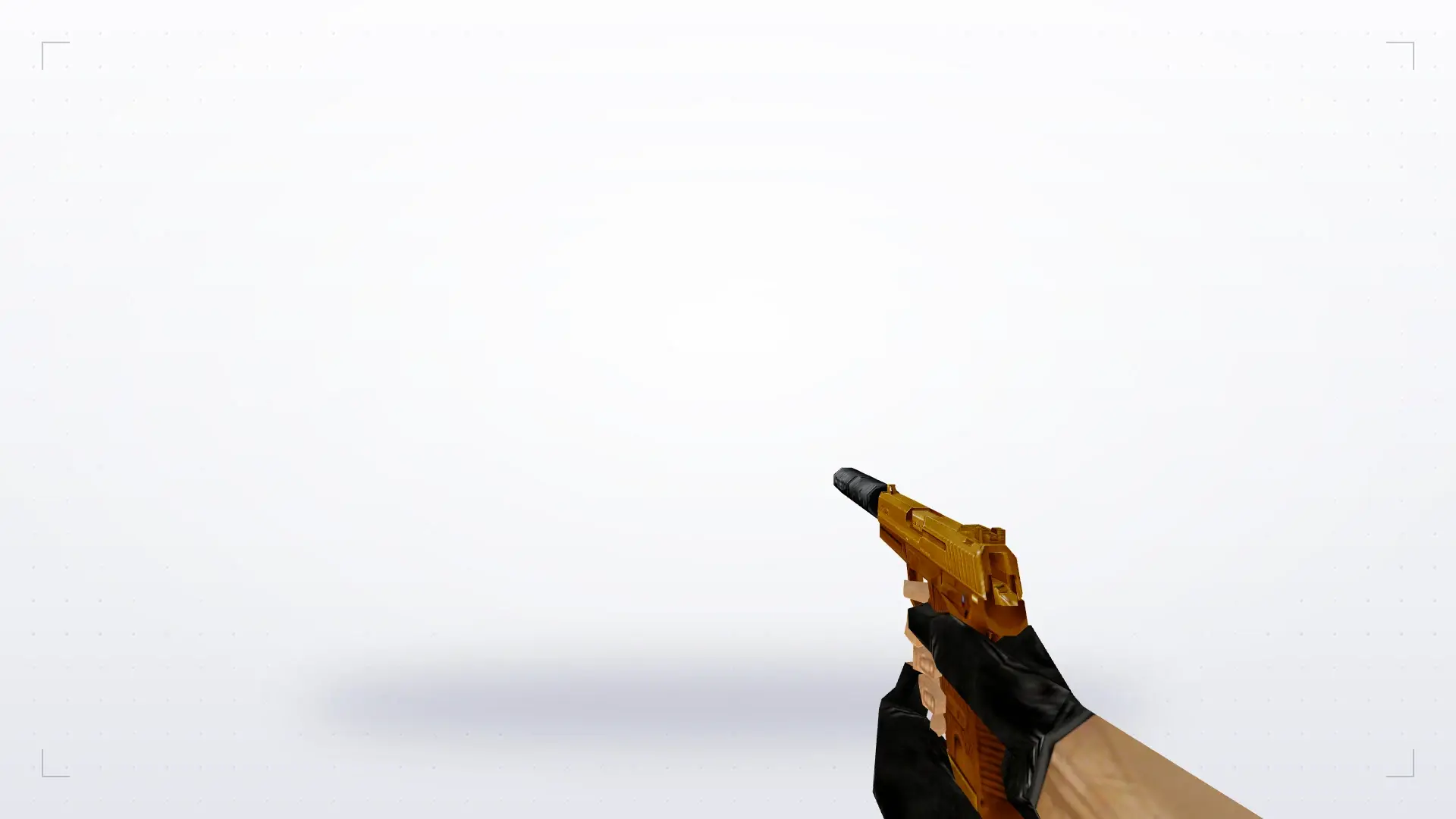USP — Gold Weapons Pack V3 — first person