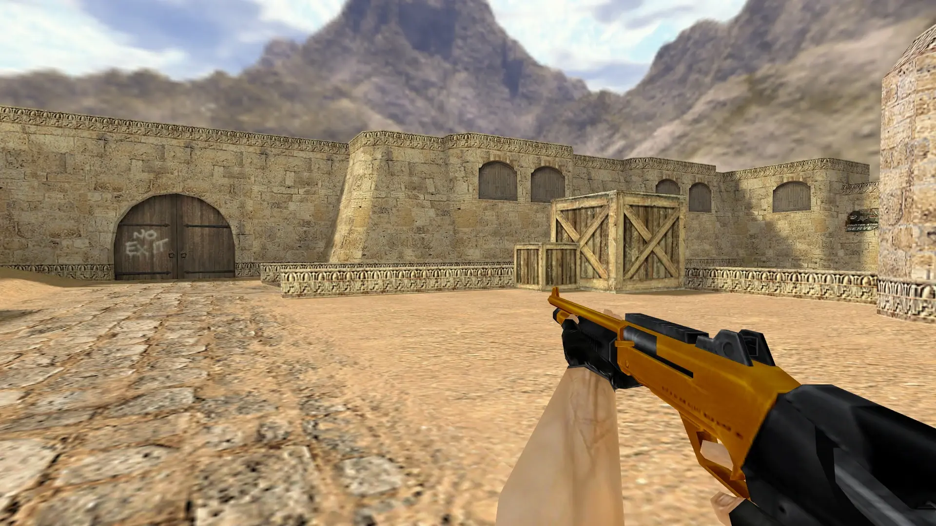 XM1014 — Gold Weapons Pack V3 — de_dust2 (first person)
