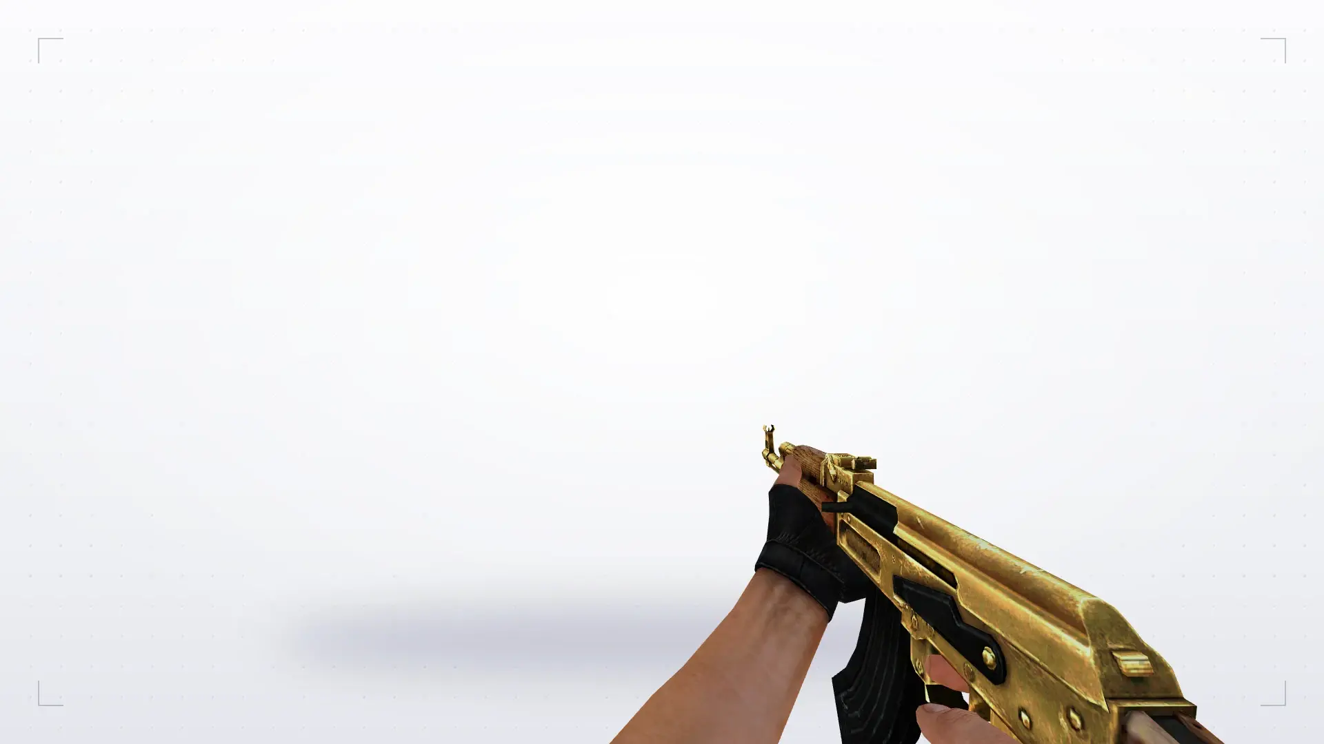 AK-47 — Golden Weapon Pack — first person