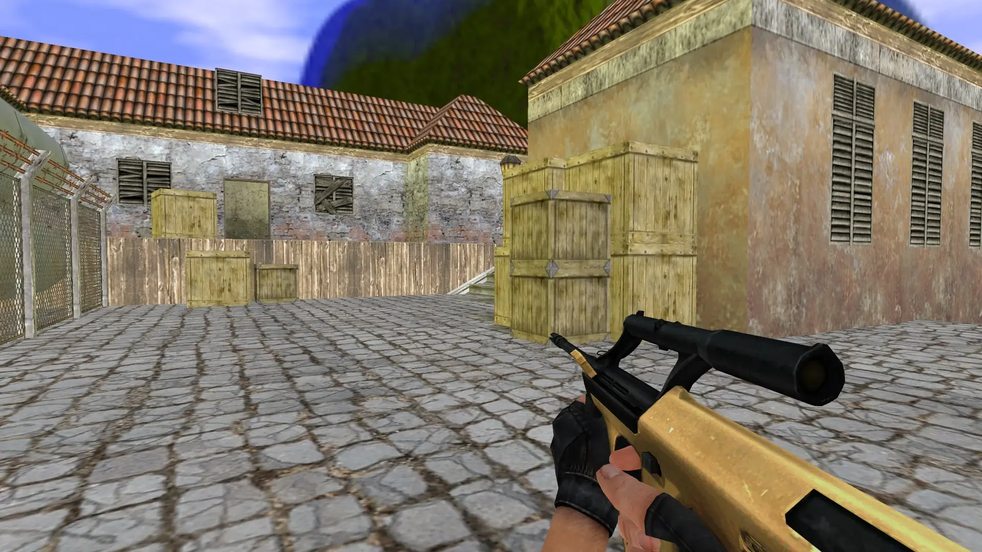AUG — Golden Weapon Pack — de_inferno (first person)