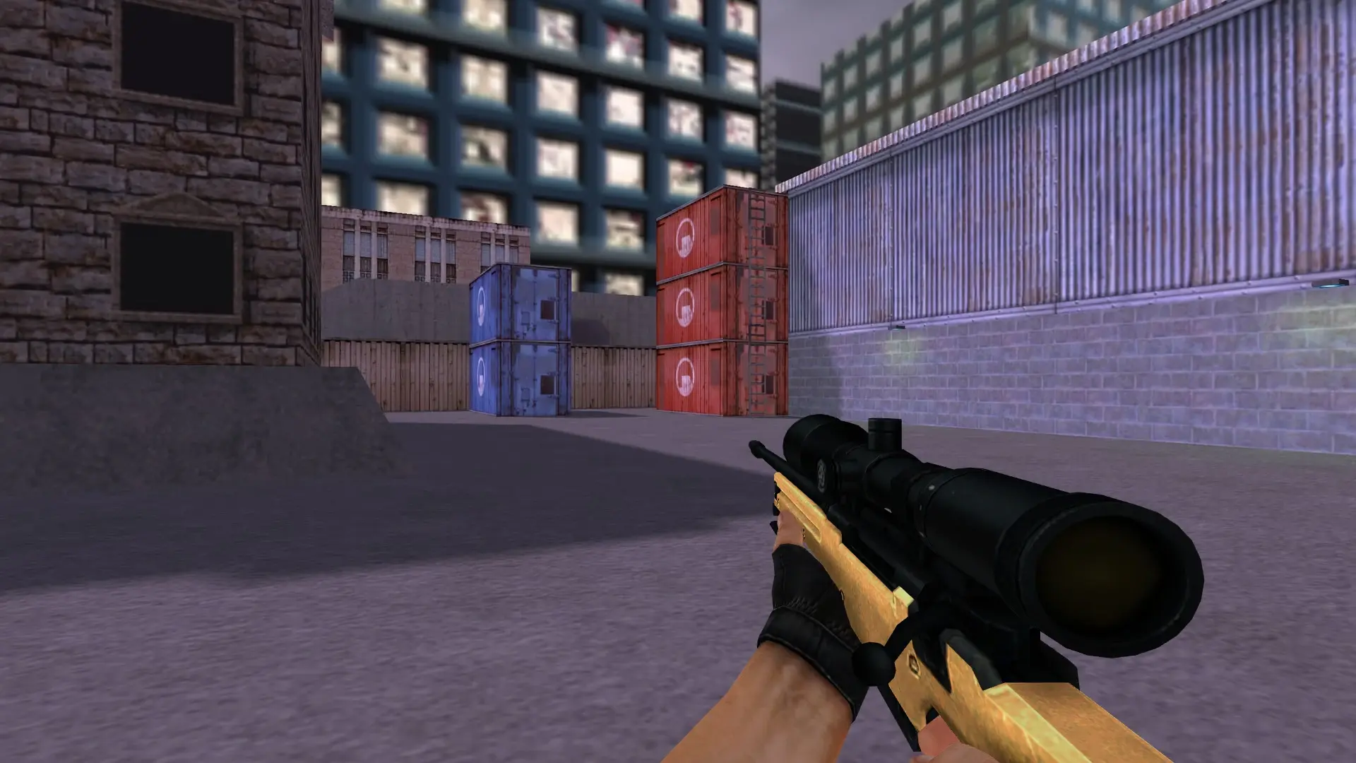 AWP — Golden Weapon Pack — cs_assault (first person)