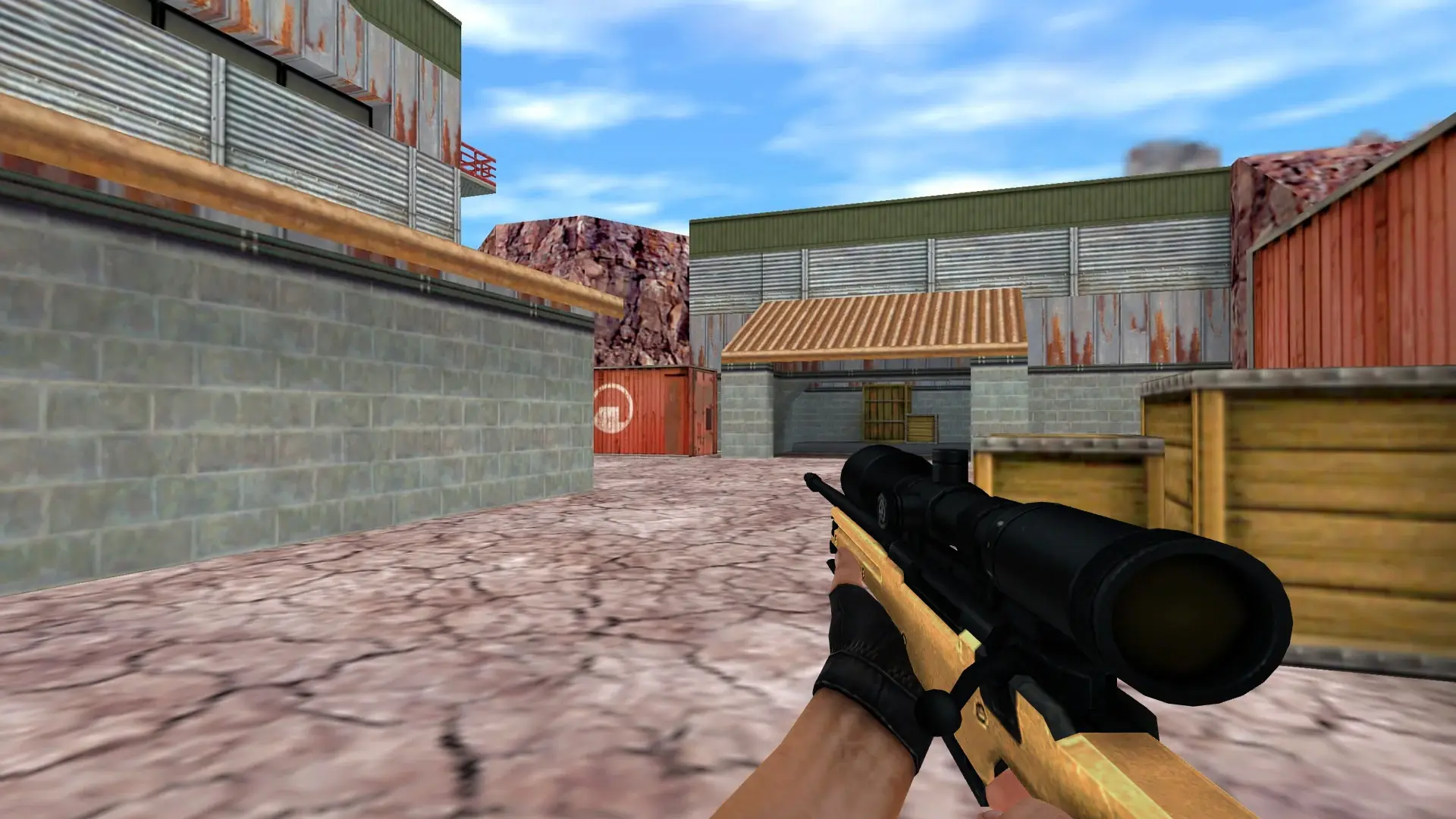 AWP — Golden Weapon Pack — de_nuke (first person)