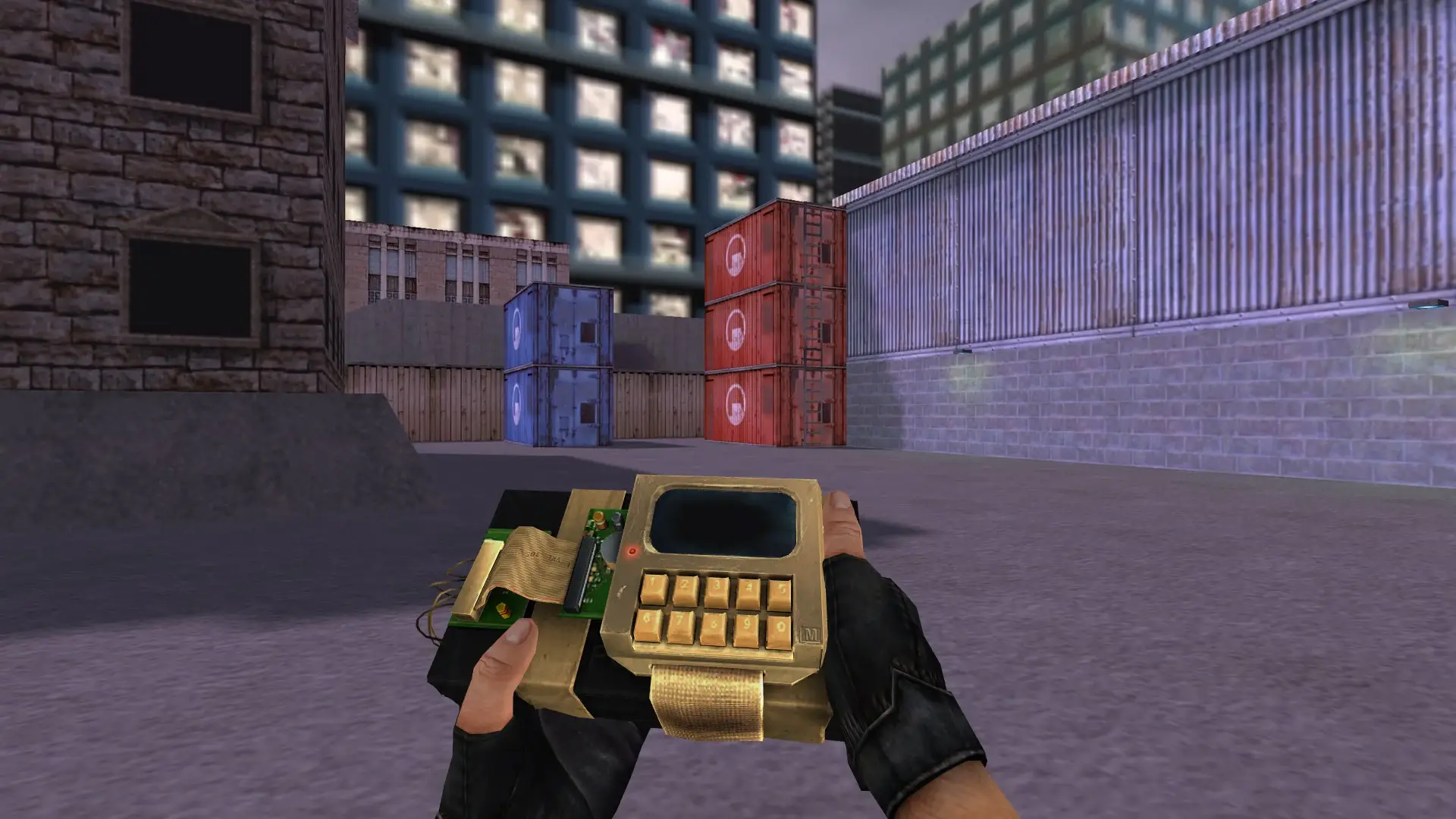 C4 — Golden Weapon Pack — cs_assault (first person)