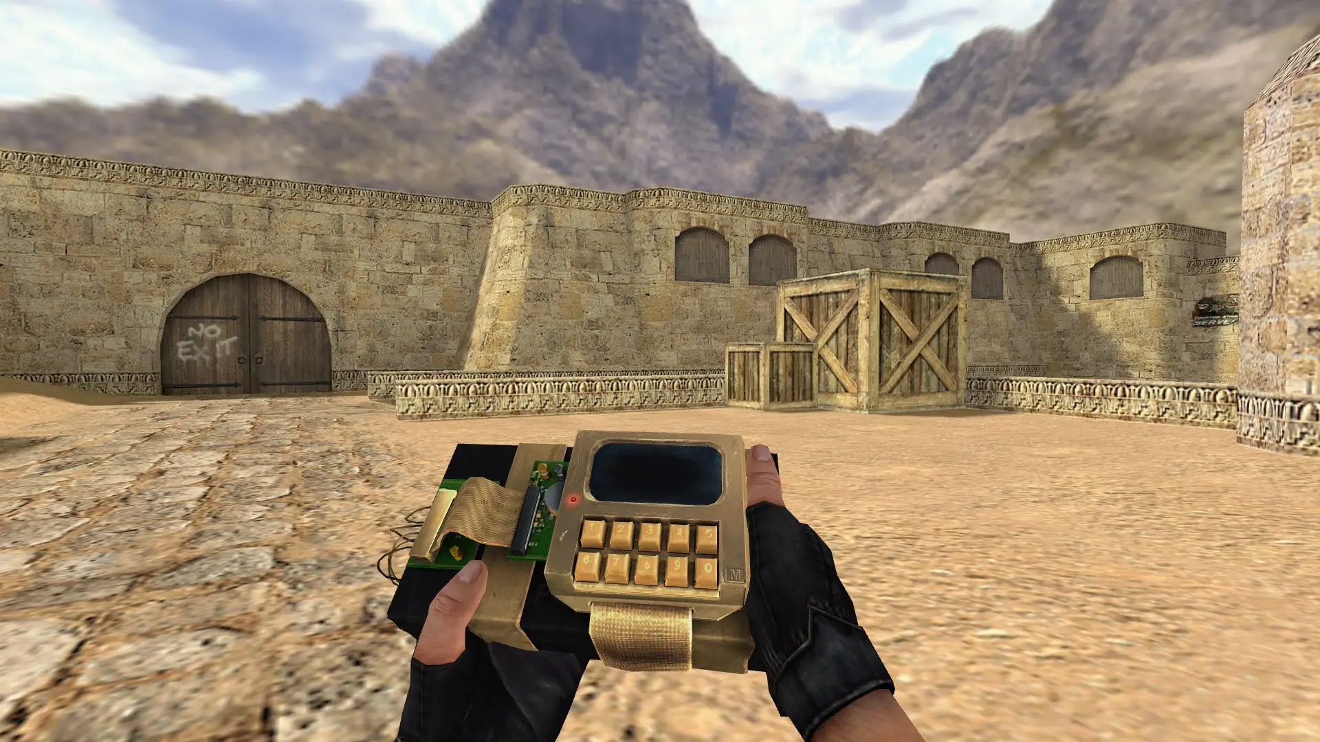 C4 — Golden Weapon Pack — de_dust2 (first person)