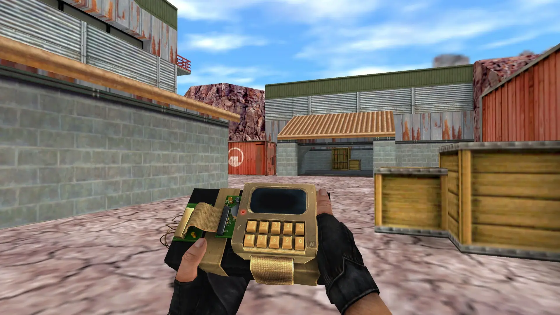 C4 — Golden Weapon Pack — de_nuke (first person)