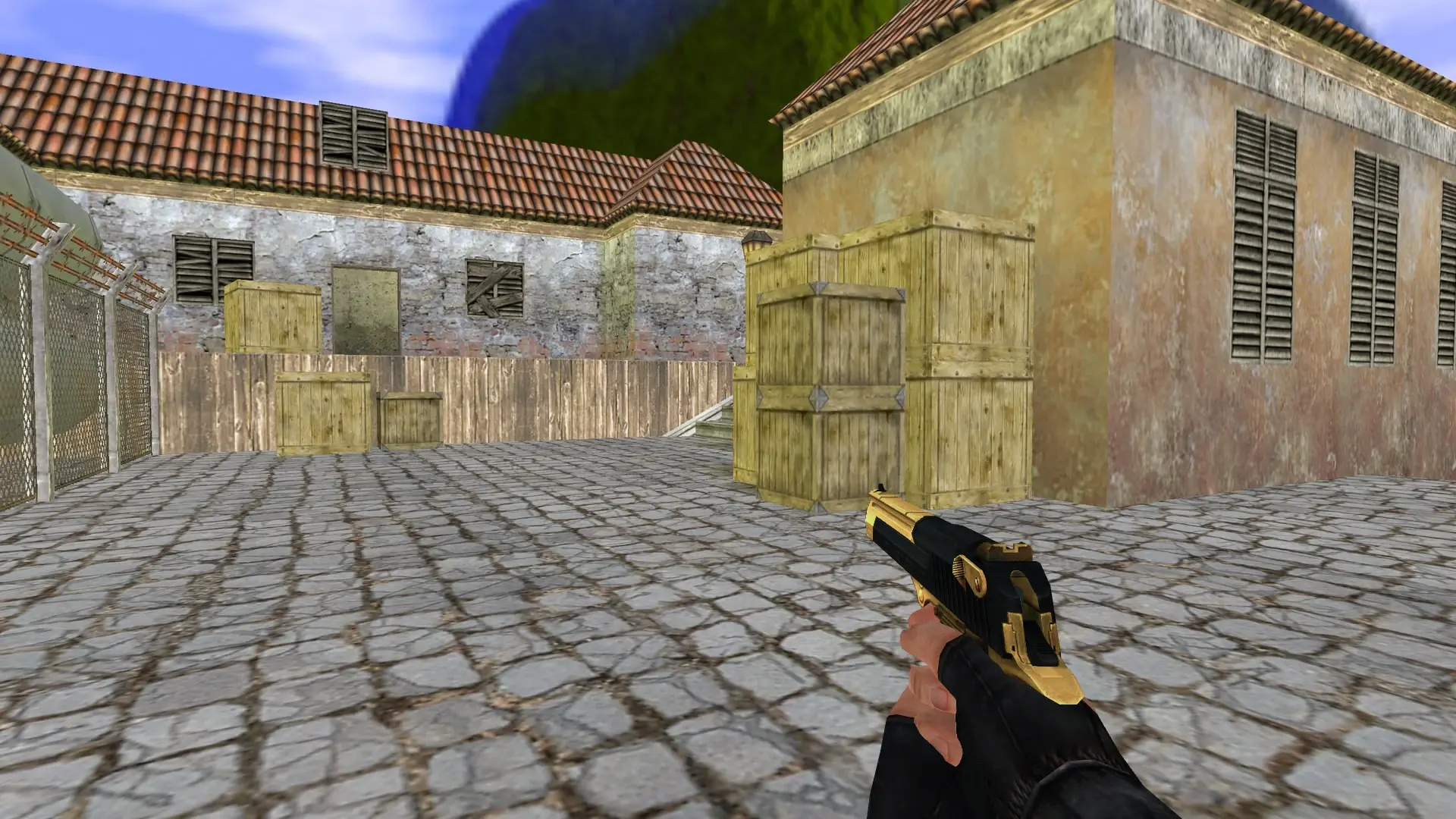 Desert Eagle — Golden Weapon Pack — de_inferno (first person)