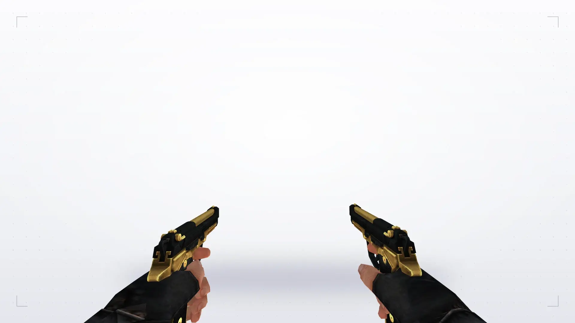 Dual Berettas — Golden Weapon Pack — first person