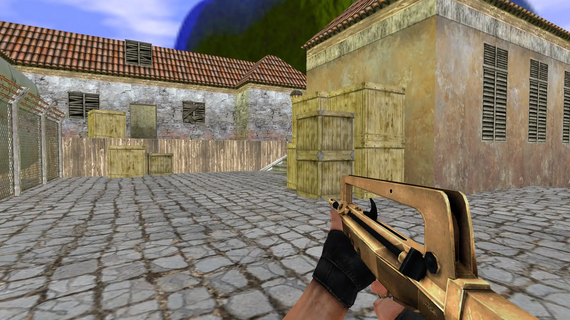 FAMAS — Golden Weapon Pack — de_inferno (first person)