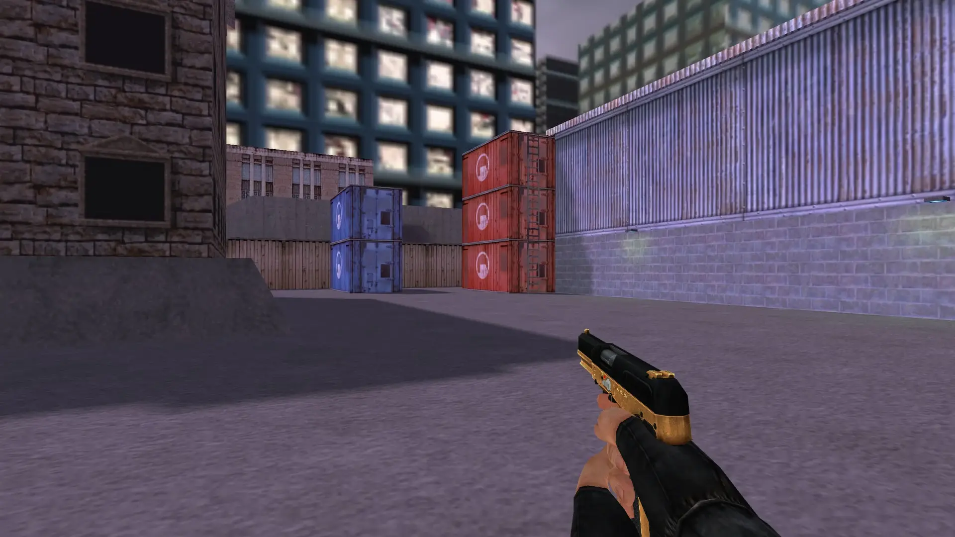 Five-SeveN — Golden Weapon Pack — cs_assault (first person)