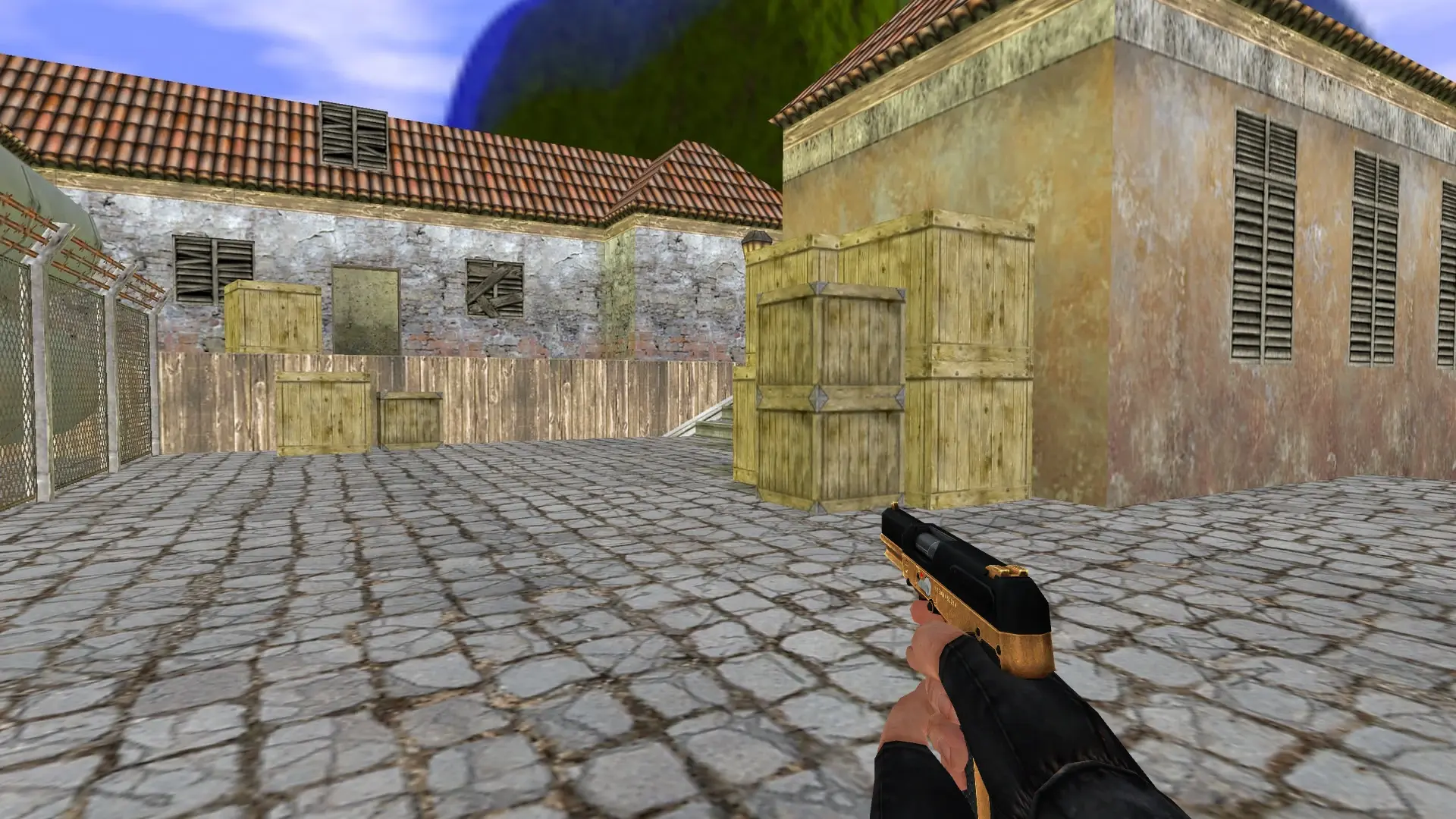 Five-SeveN — Golden Weapon Pack — de_inferno (first person)