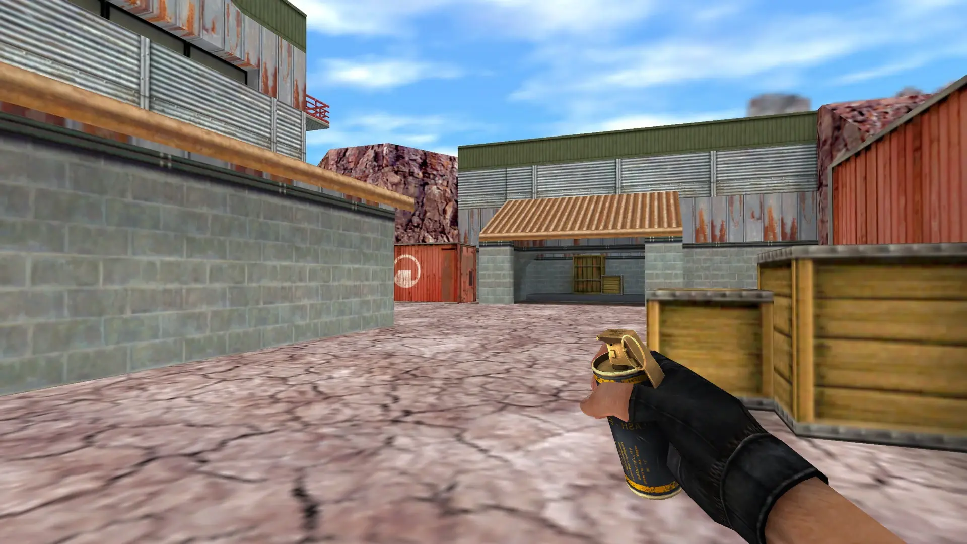 Flashbang — Golden Weapon Pack — de_nuke (first person)