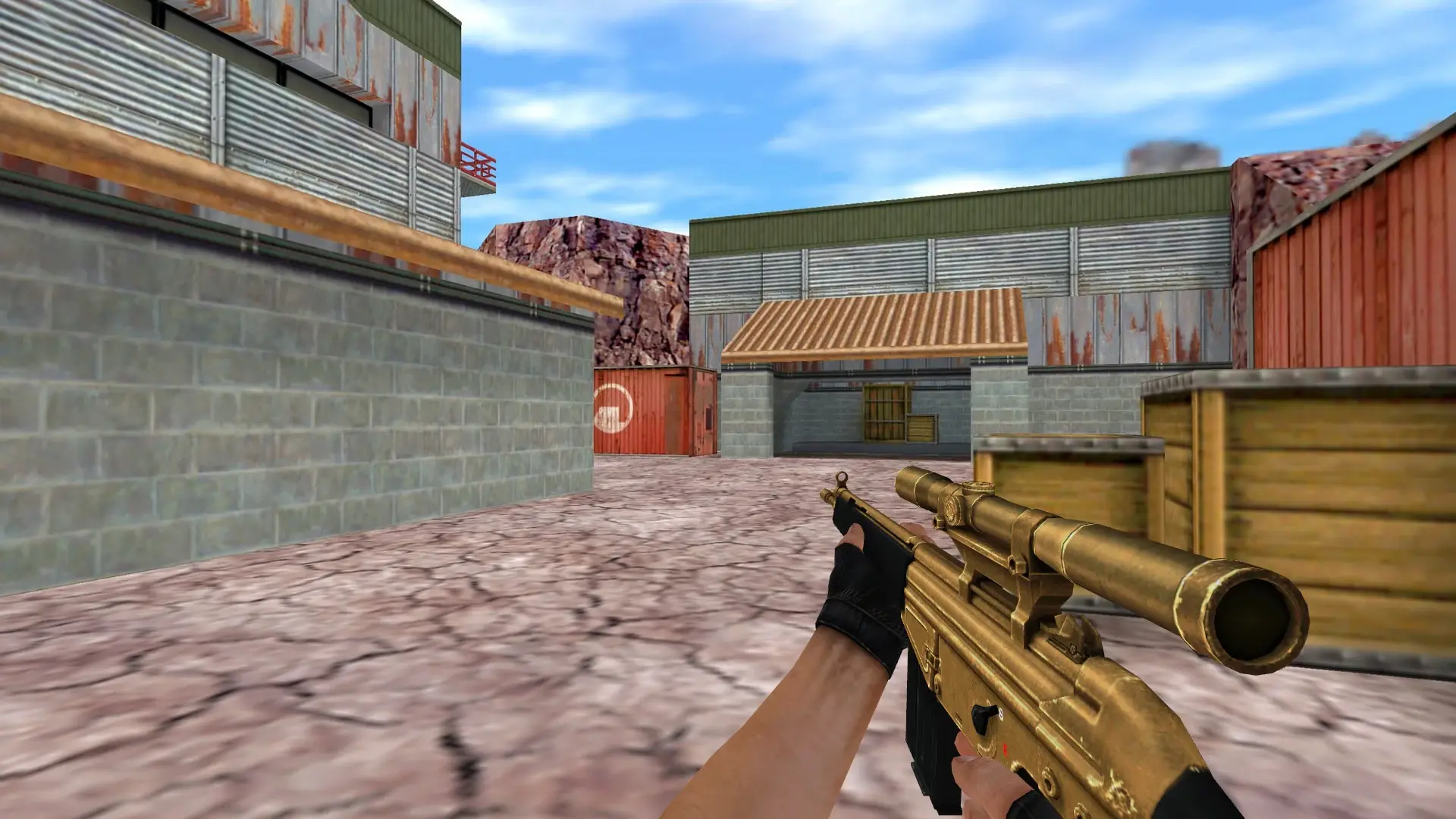 G3SG1 — Golden Weapon Pack — de_nuke (first person)