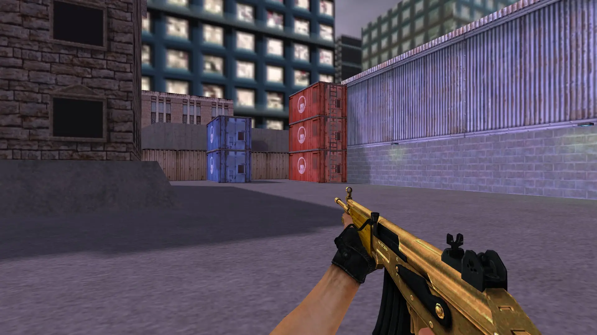 Galil AR — Golden Weapon Pack — cs_assault (first person)