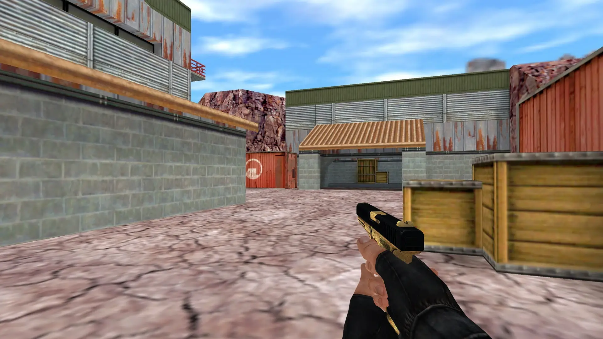 Glock-18 — Golden Weapon Pack — de_nuke (first person)