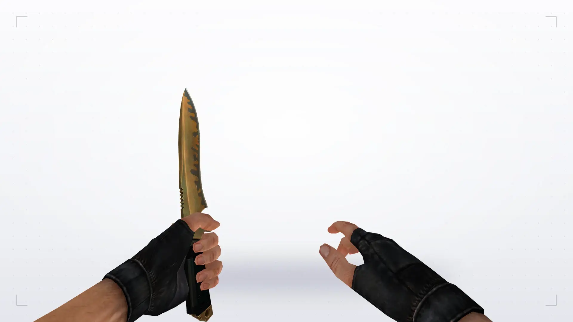 Knife — Golden Weapon Pack — first person