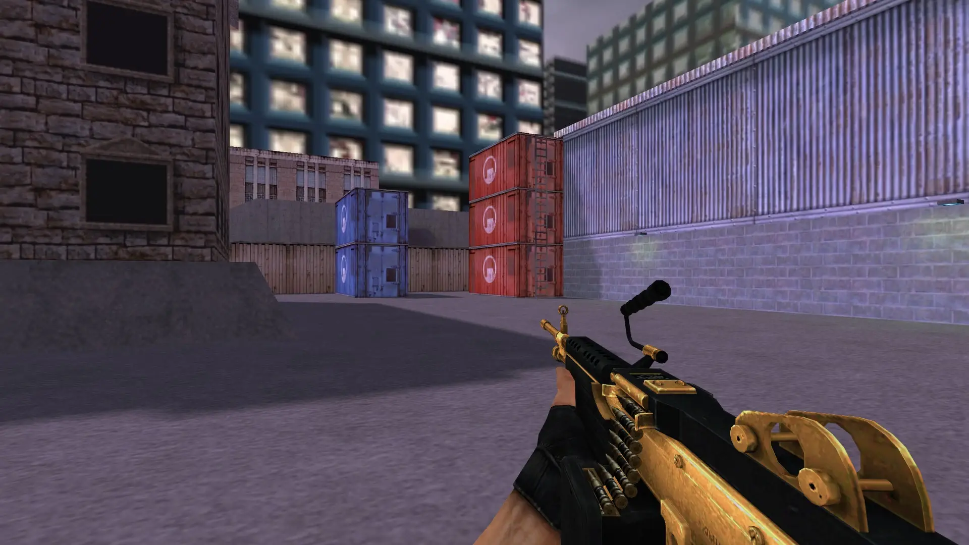 M249 — Golden Weapon Pack — cs_assault (first person)