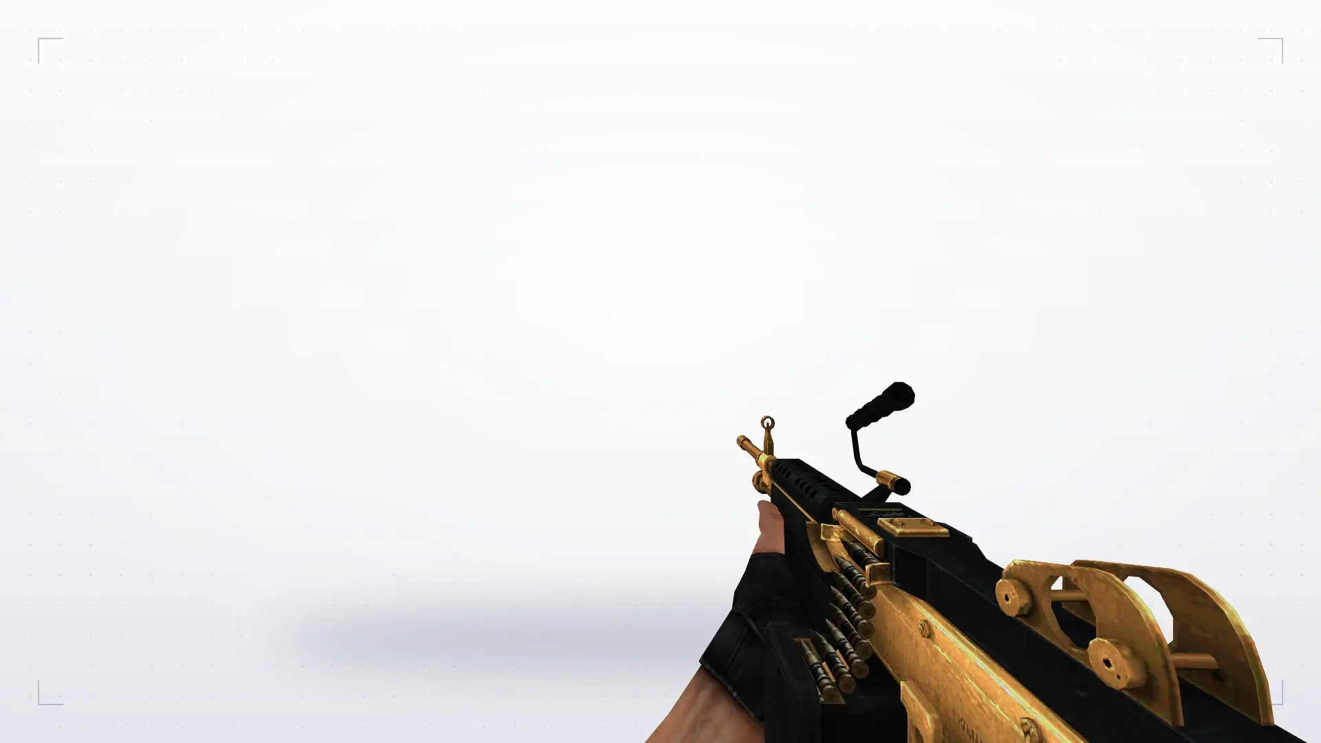 M249 — Golden Weapon Pack — first person
