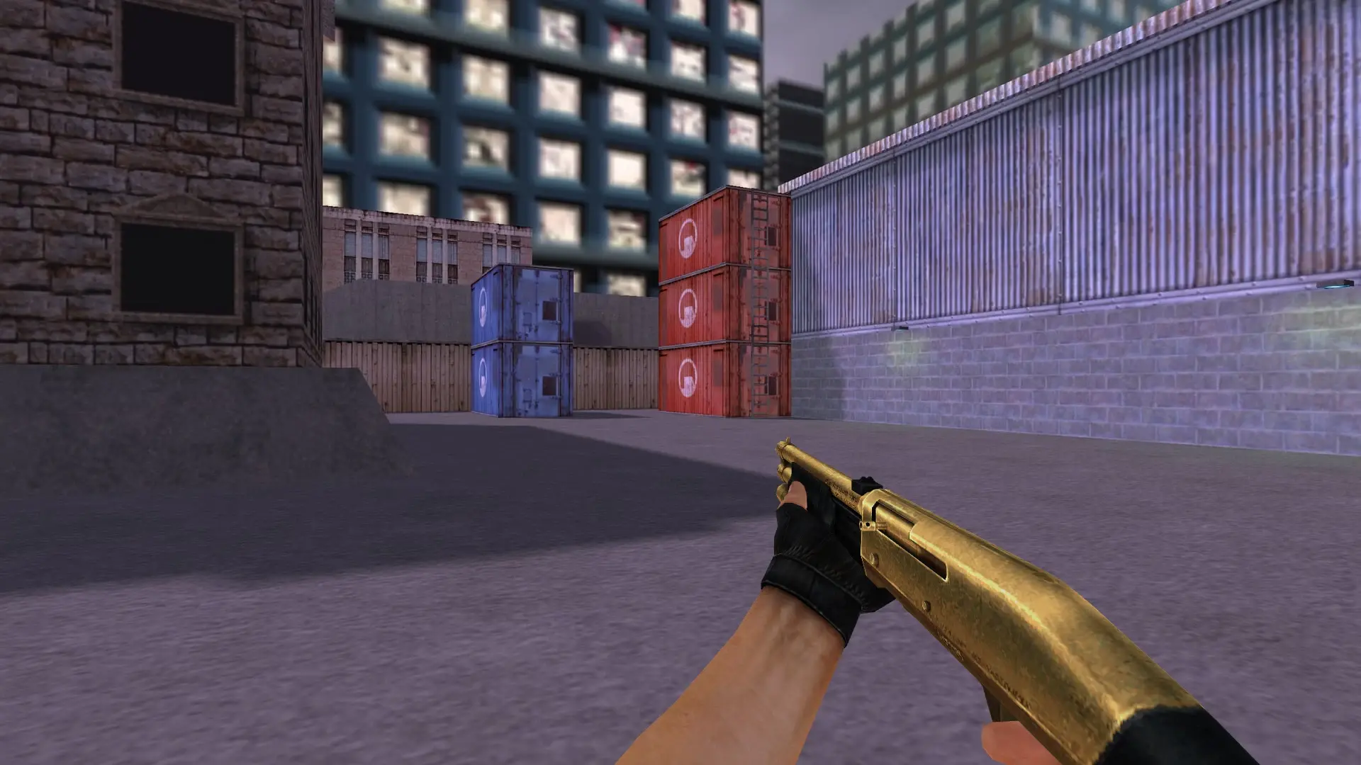 M3 — Golden Weapon Pack — cs_assault (first person)