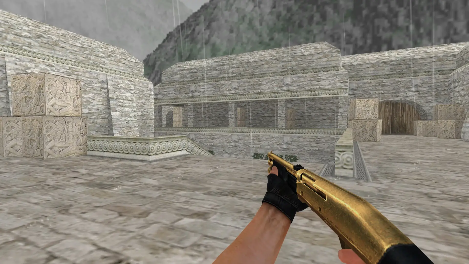 M3 — Golden Weapon Pack — de_aztec (first person)