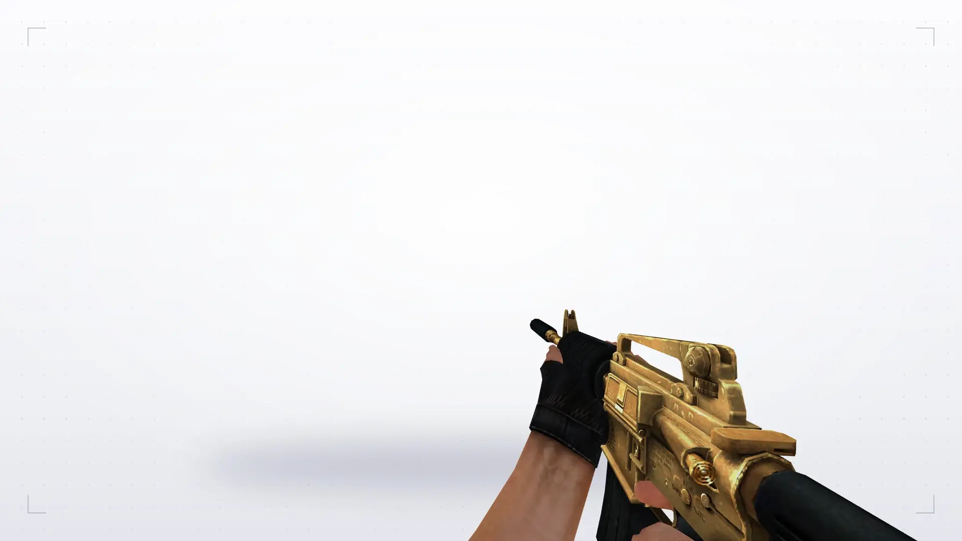 M4A1 — Golden Weapon Pack — first person