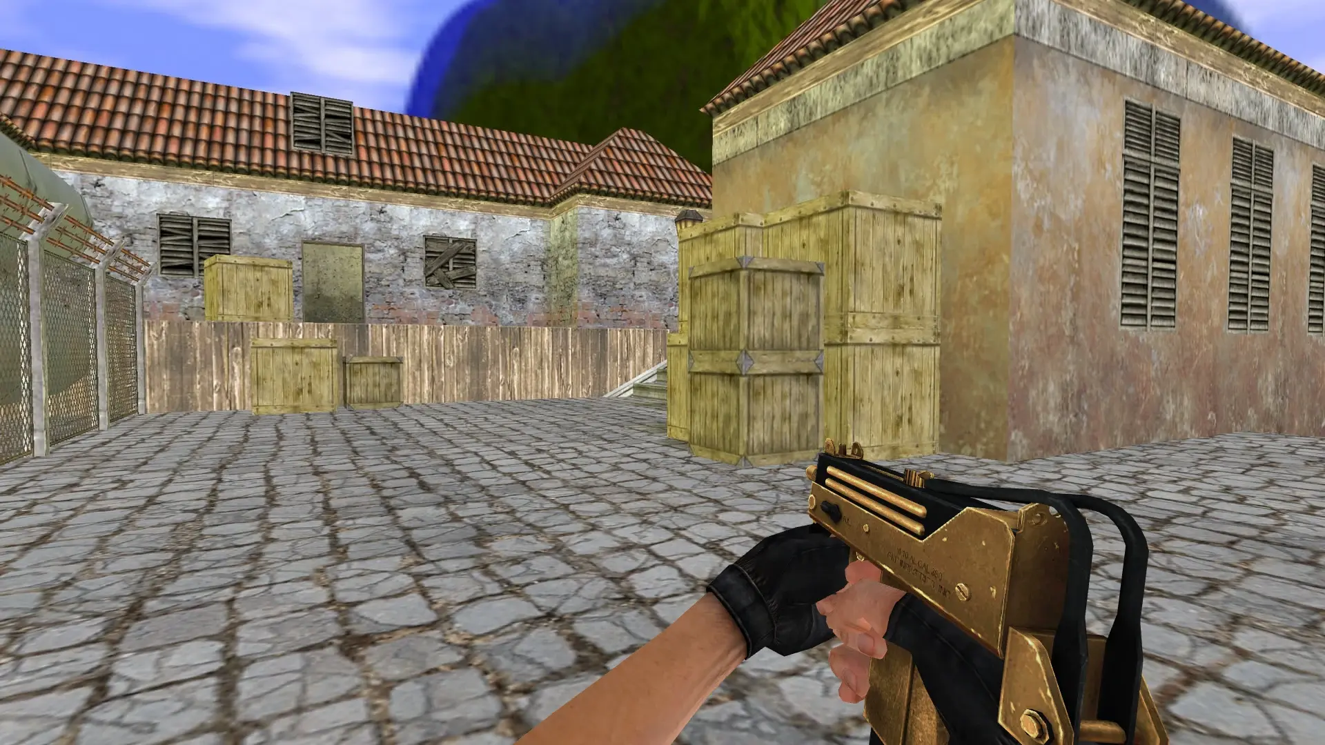 MAC-10 — Golden Weapon Pack — de_inferno (first person)
