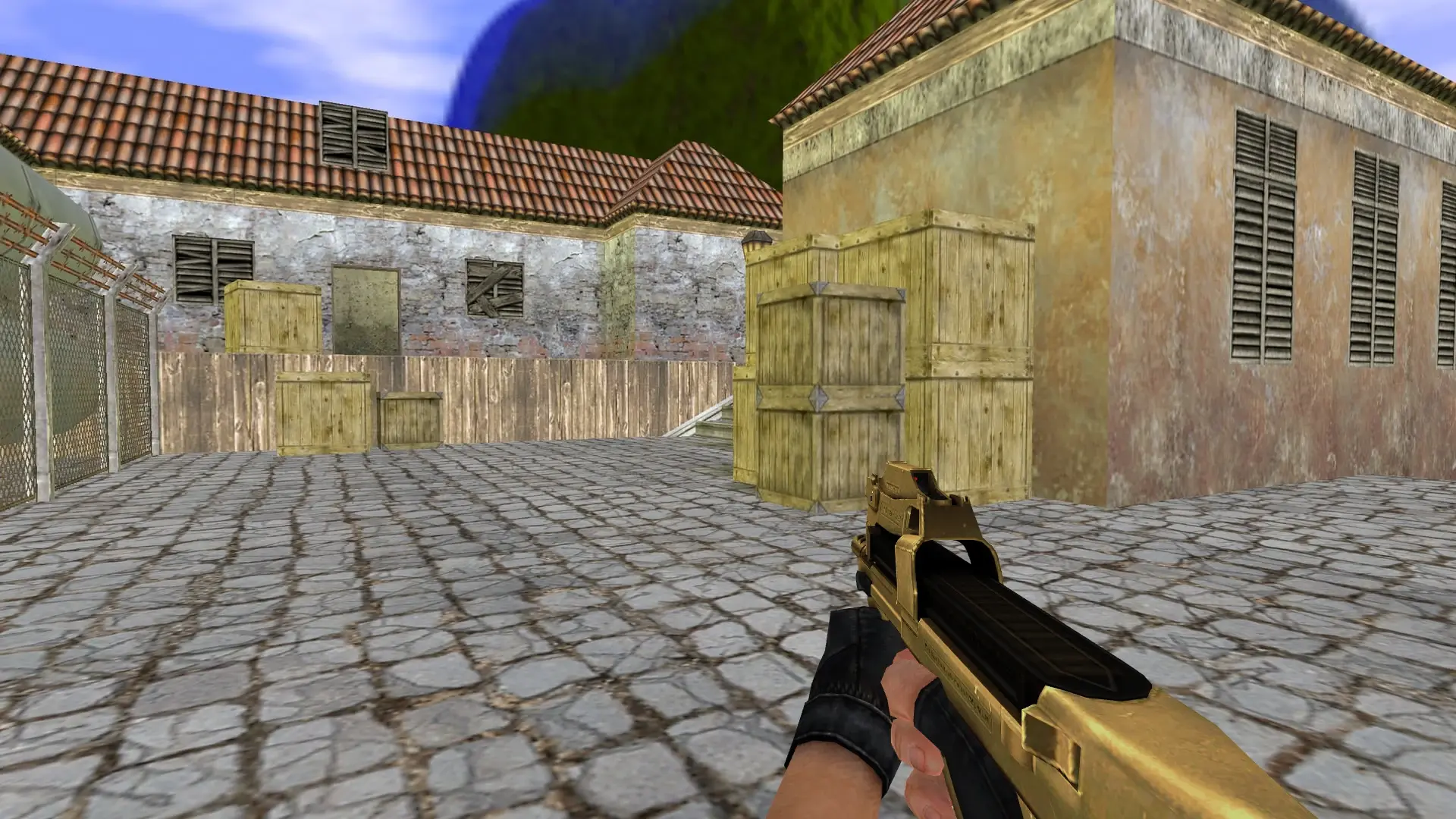 P90 — Golden Weapon Pack — de_inferno (first person)
