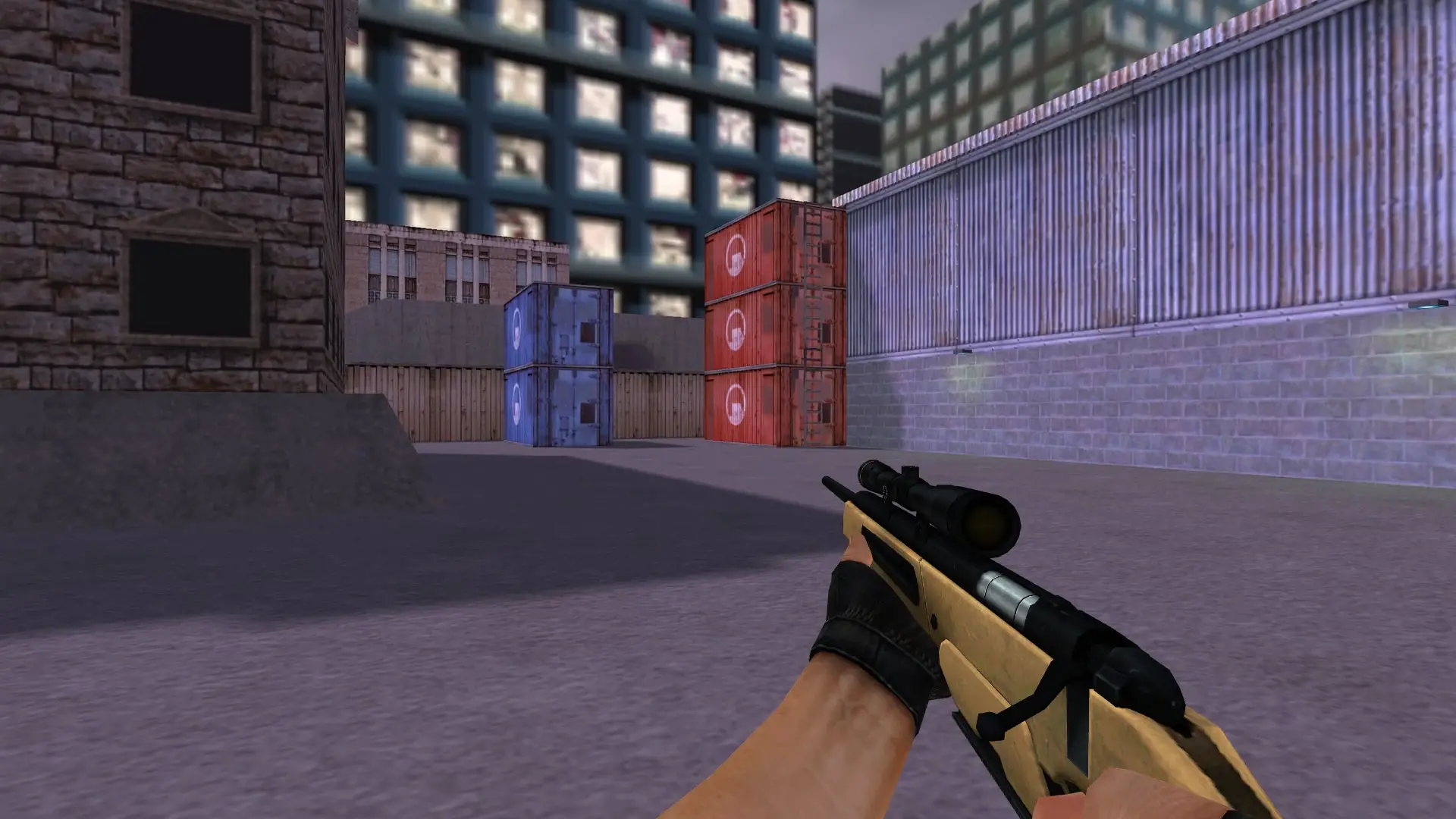 Scout — Golden Weapon Pack — cs_assault (first person)